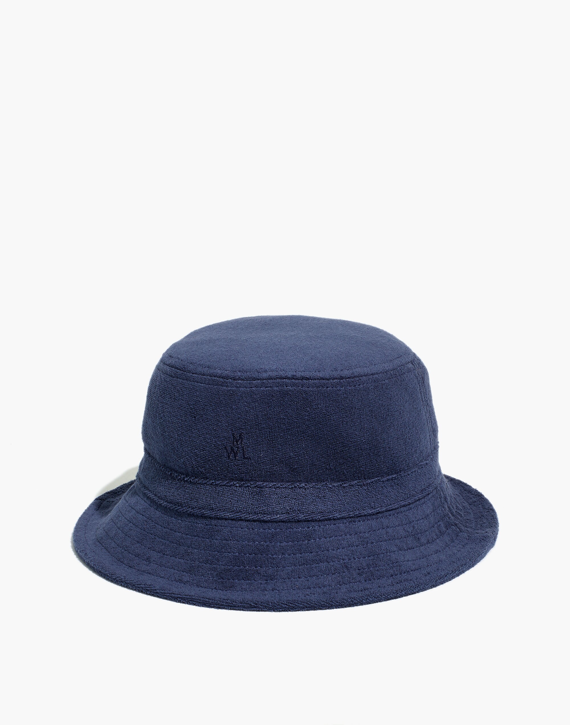 Terrycloth Short-Brimmed Bucket Hat