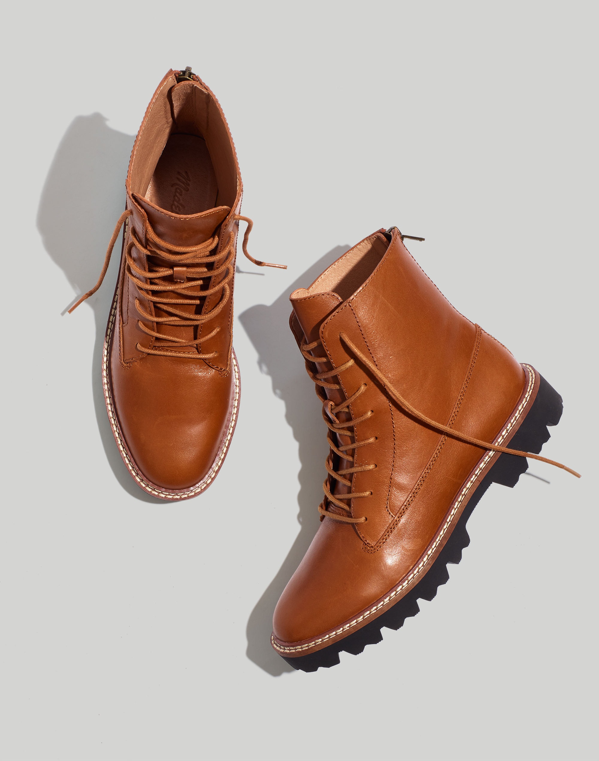 The Citywalk Lugsole Lace-Up Boot in Leather