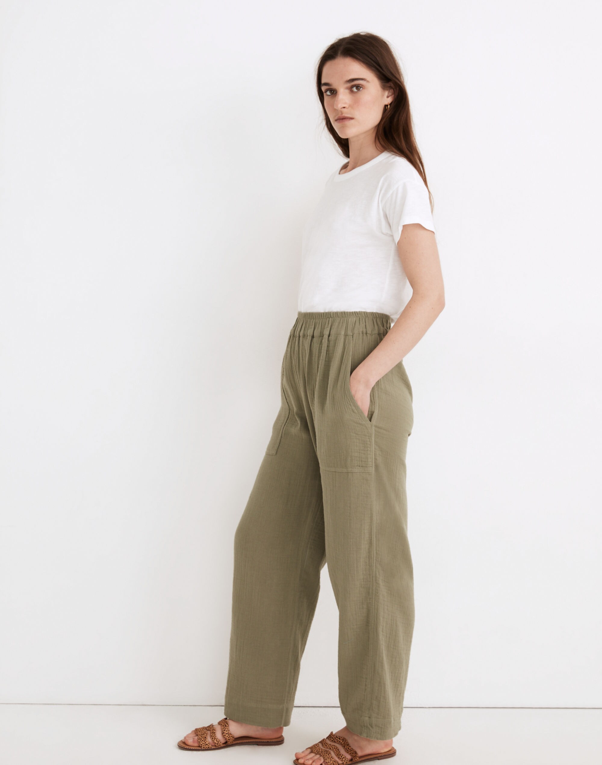 Madewell x Oddbird Gauze Lounge Pants