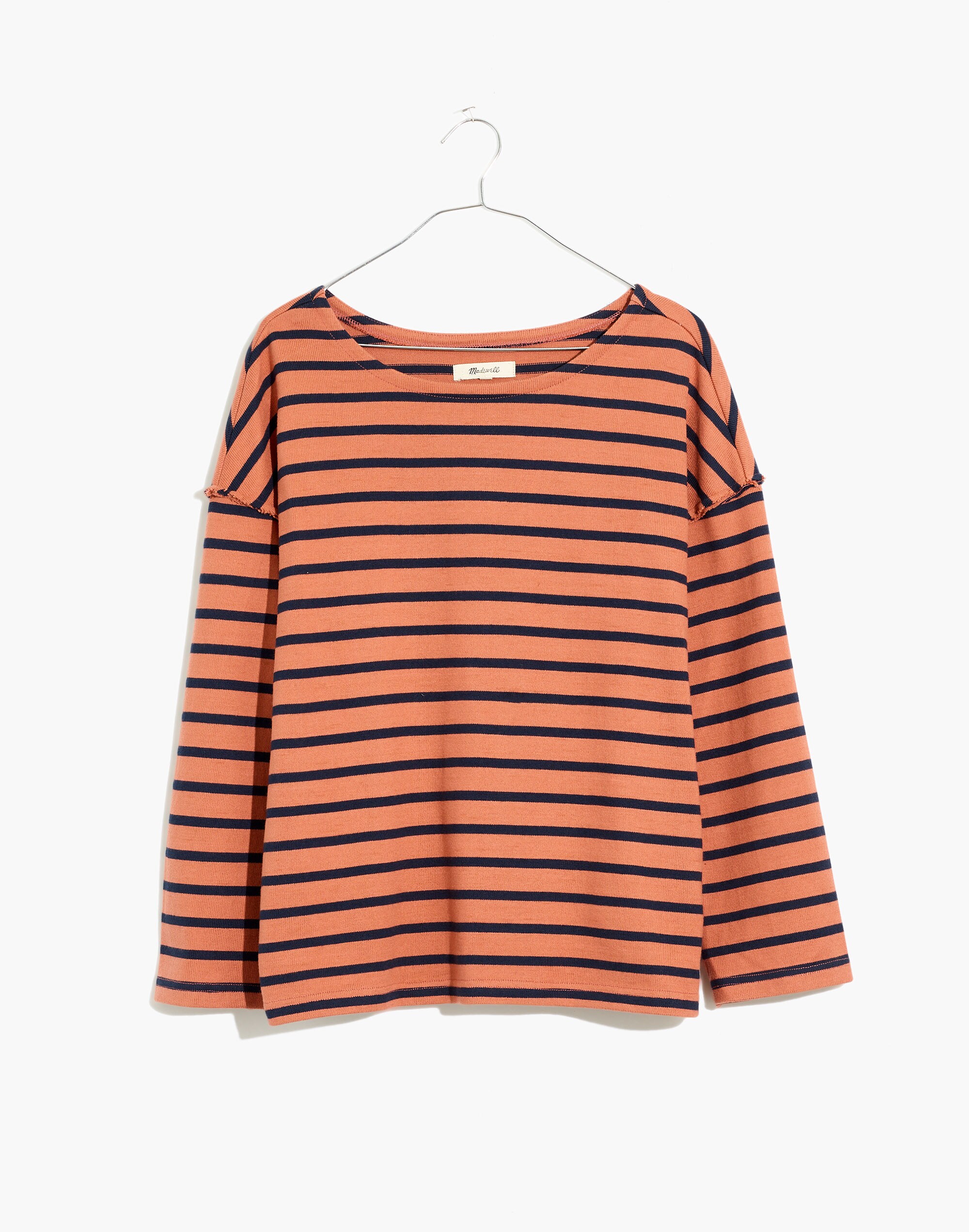 Luxe Long-Sleeve Tee in Casler Stripe
