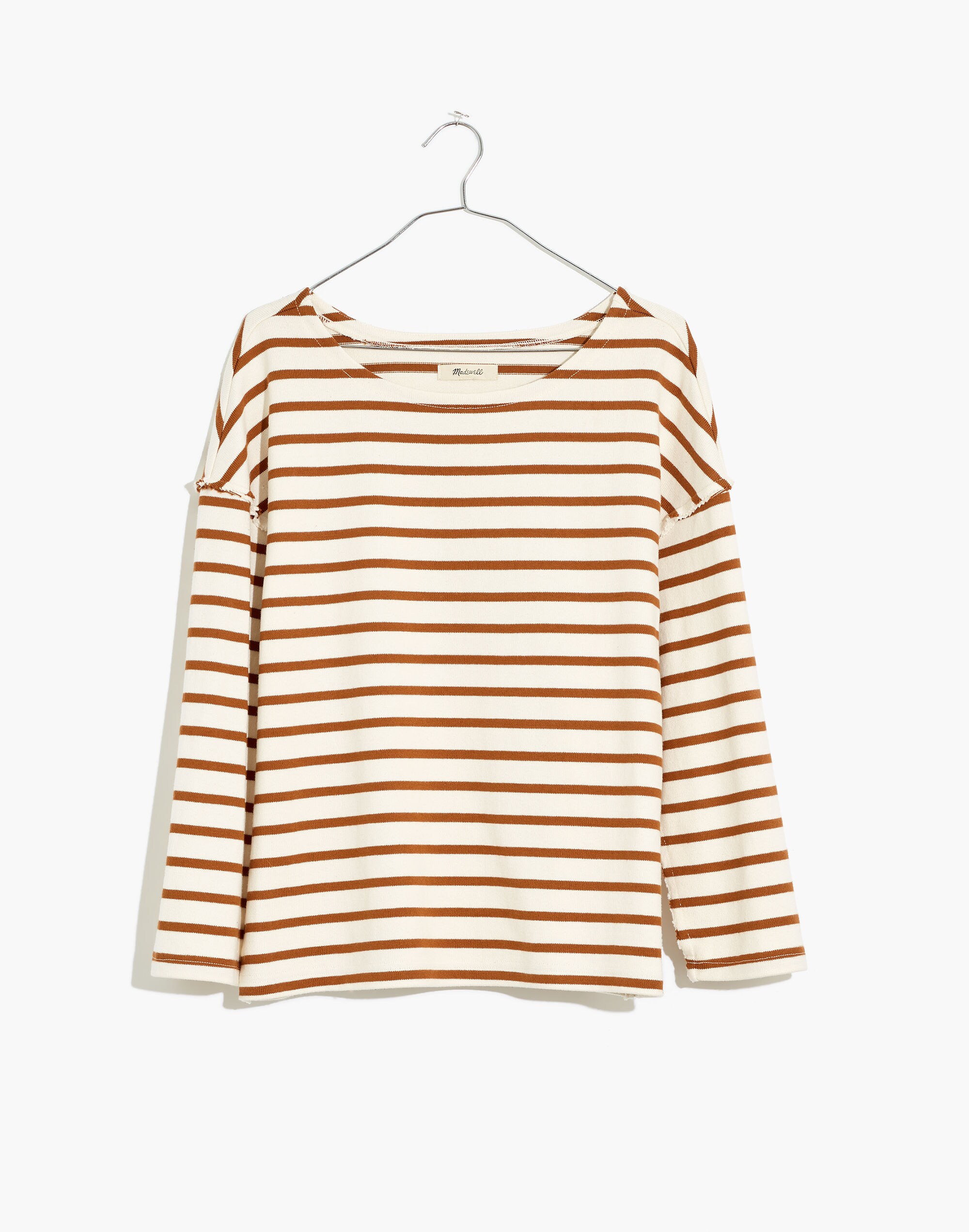 Luxe Long-Sleeve Tee in Casler Stripe