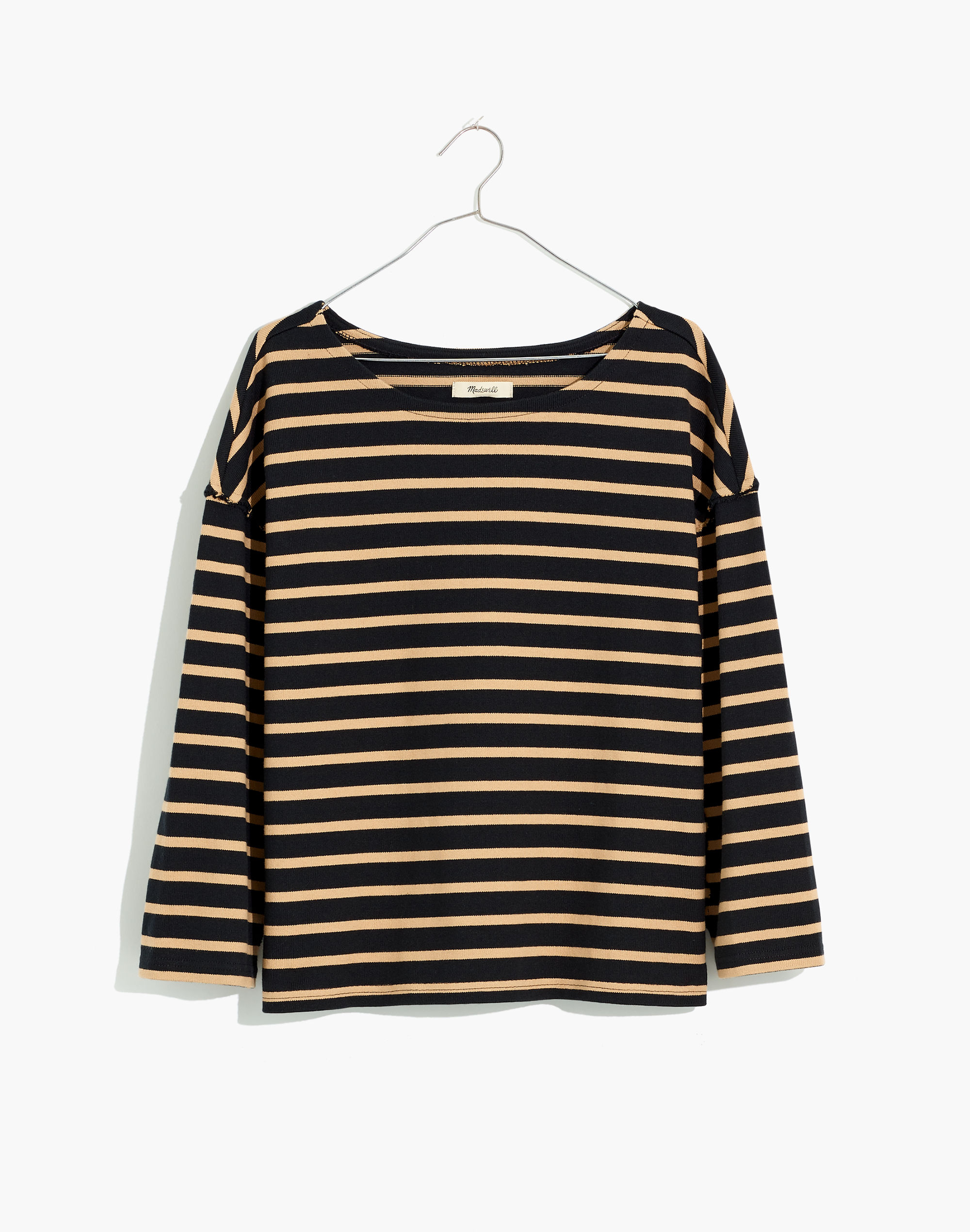 Luxe Long-Sleeve Tee in Casler Stripe