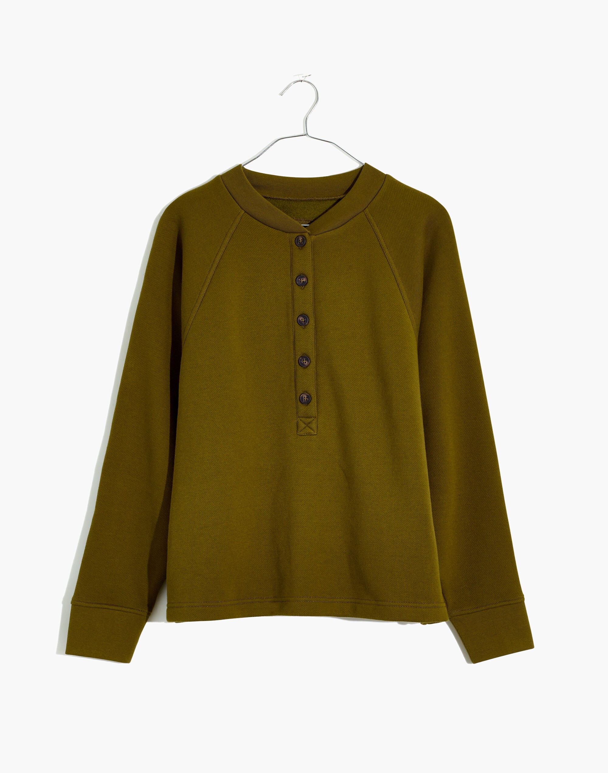 Plus MWL Betterterry Henley Sweatshirt