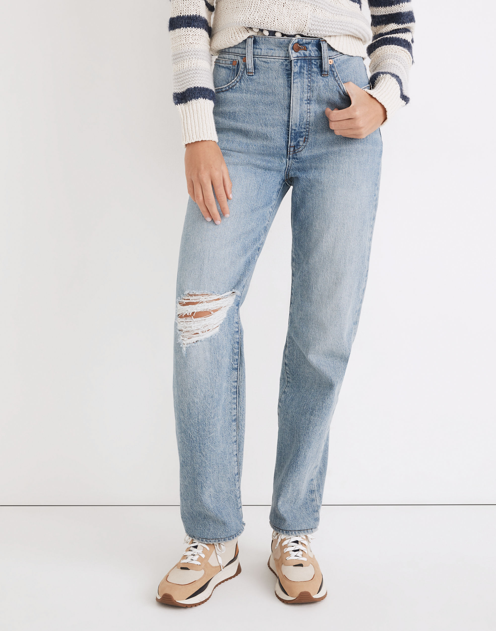 The Perfect Vintage Straight Jean in Reinhart Wash