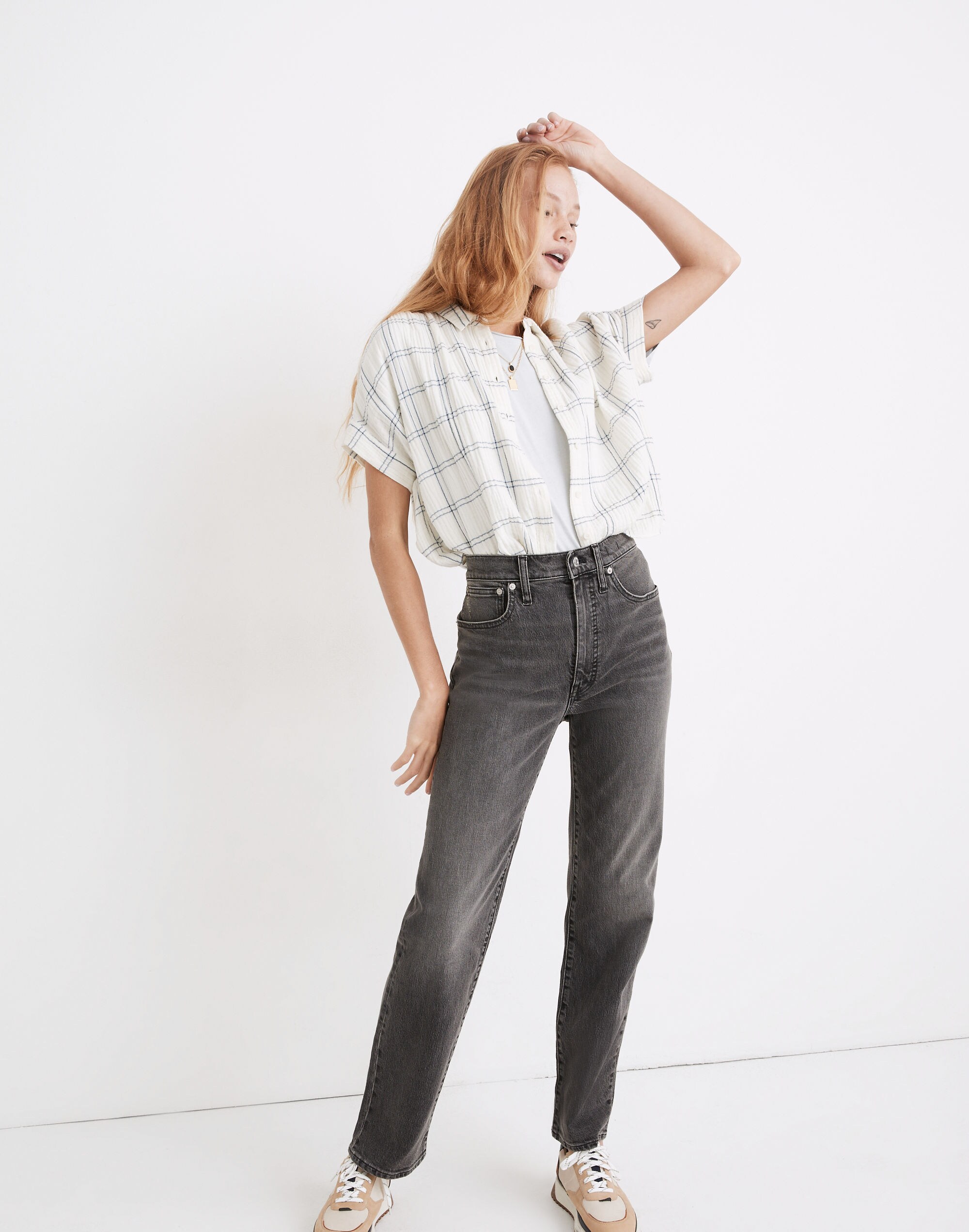 The Perfect Vintage Straight Jean in Cosner Wash