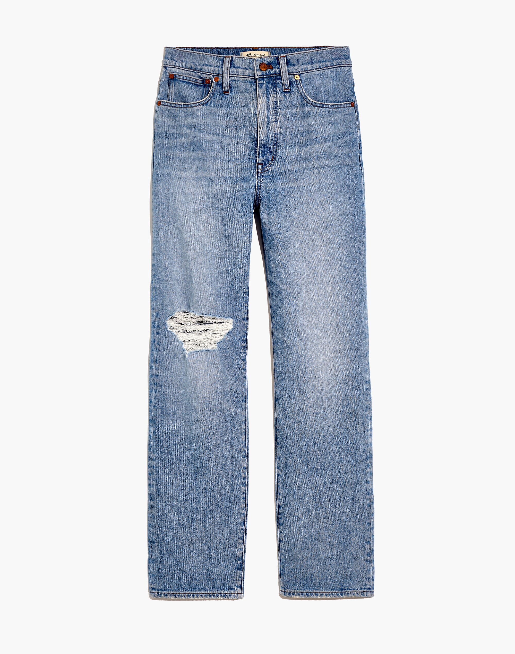 The Plus Perfect Vintage Straight Jean in Reinhart Wash