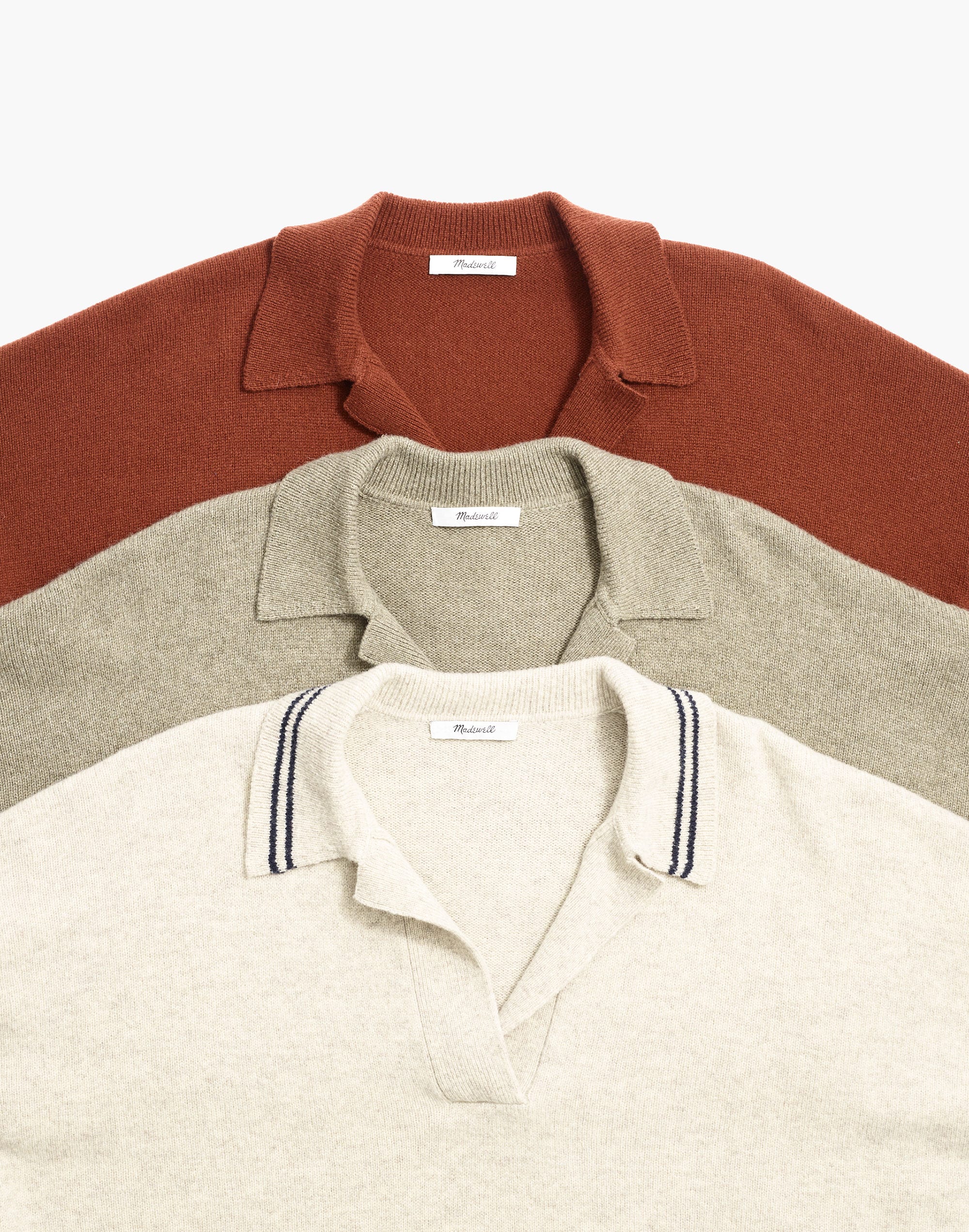 Tipped Davie Polo Sweater