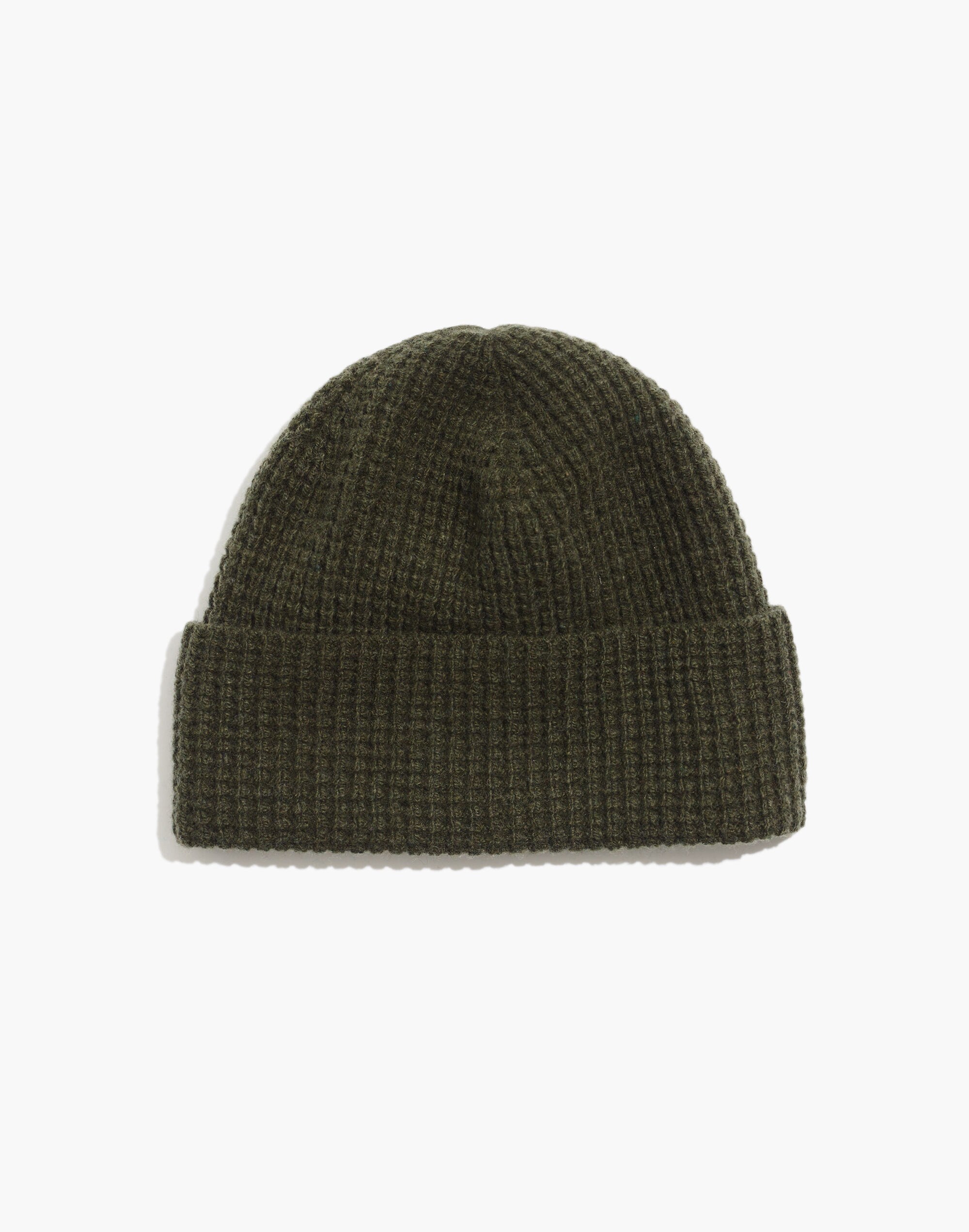 (Re)sourced Cashmere Waffle Cuffed Beanie