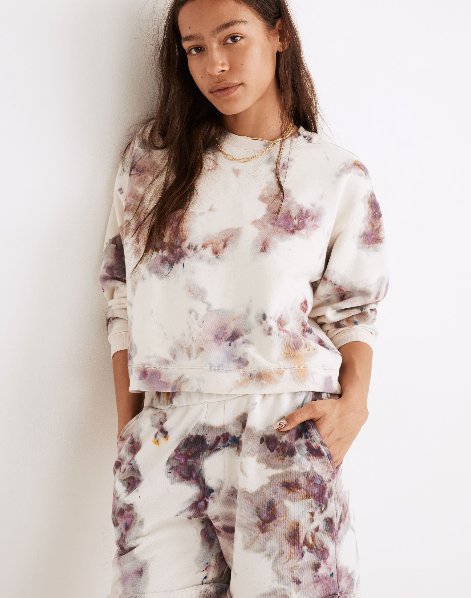 Madewell x Dye Guy Tie-Dye (Re)sourced Cotton Swing Sweatshirt