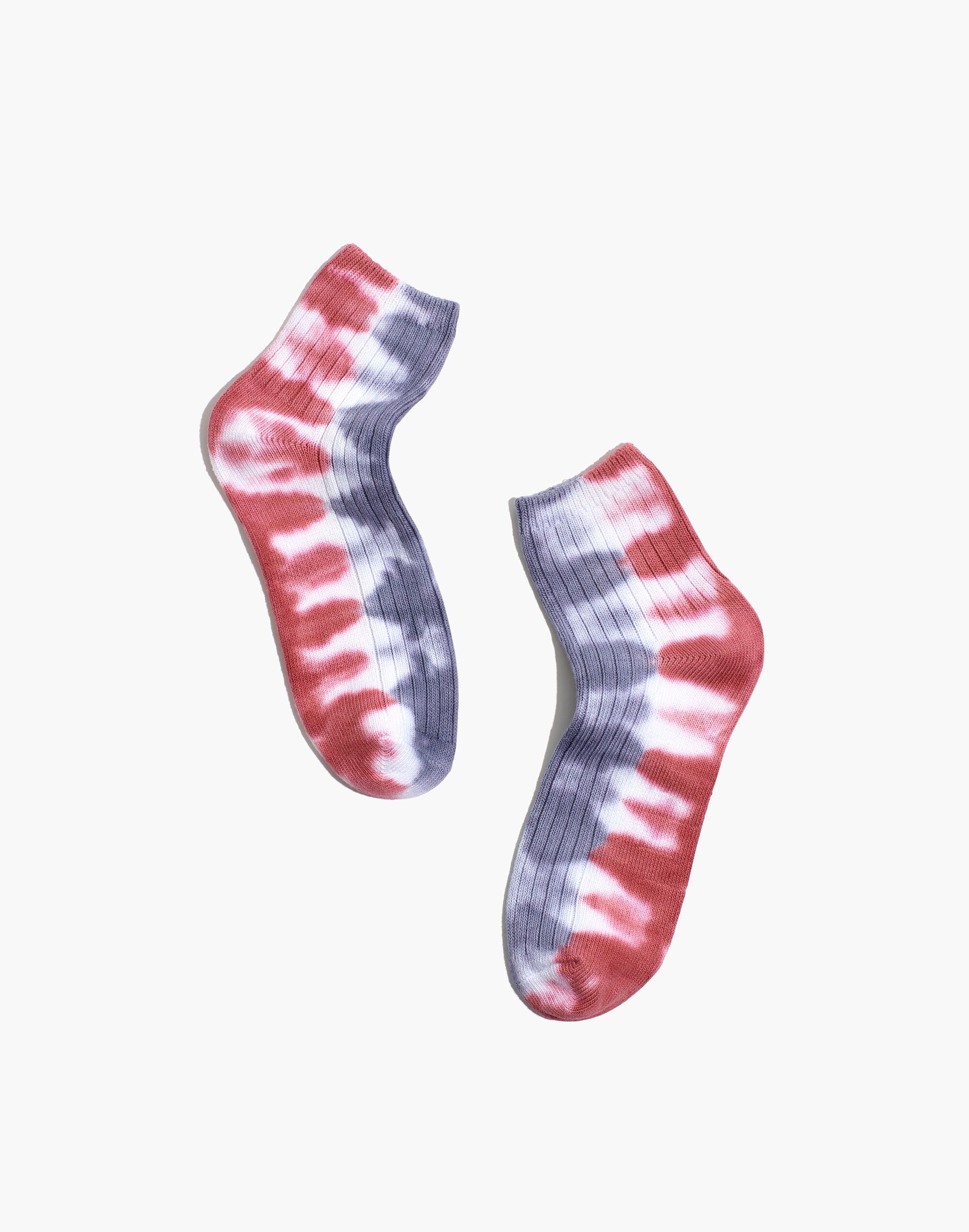 tie-dye ankle socks