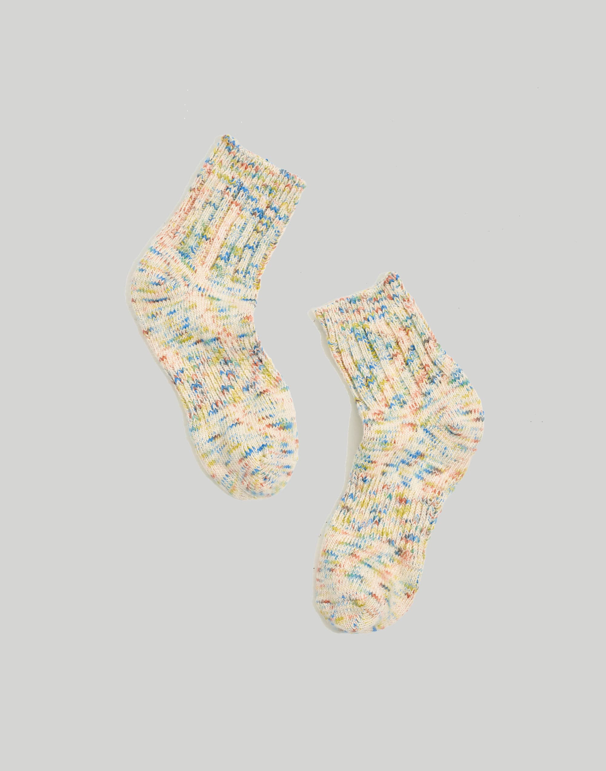 Rainbow Marled Ankle Socks