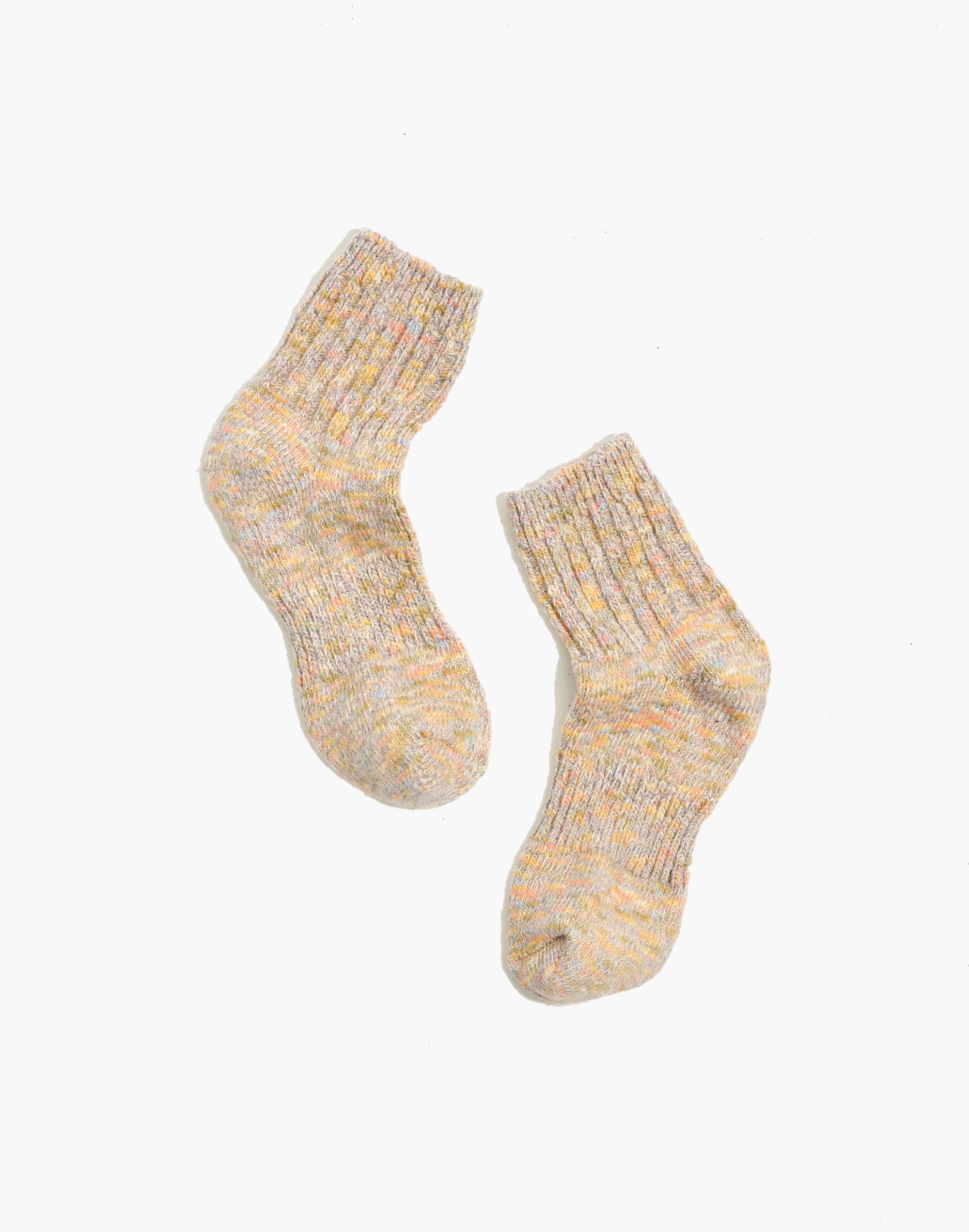 Rainbow Marled Ankle Socks
