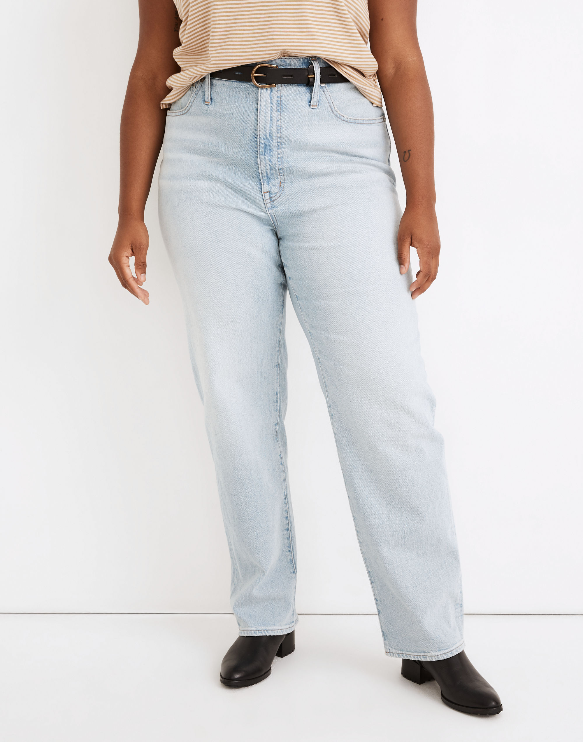 The Tall Perfect Vintage Straight Jean in Fitzgerald Wash Madewell