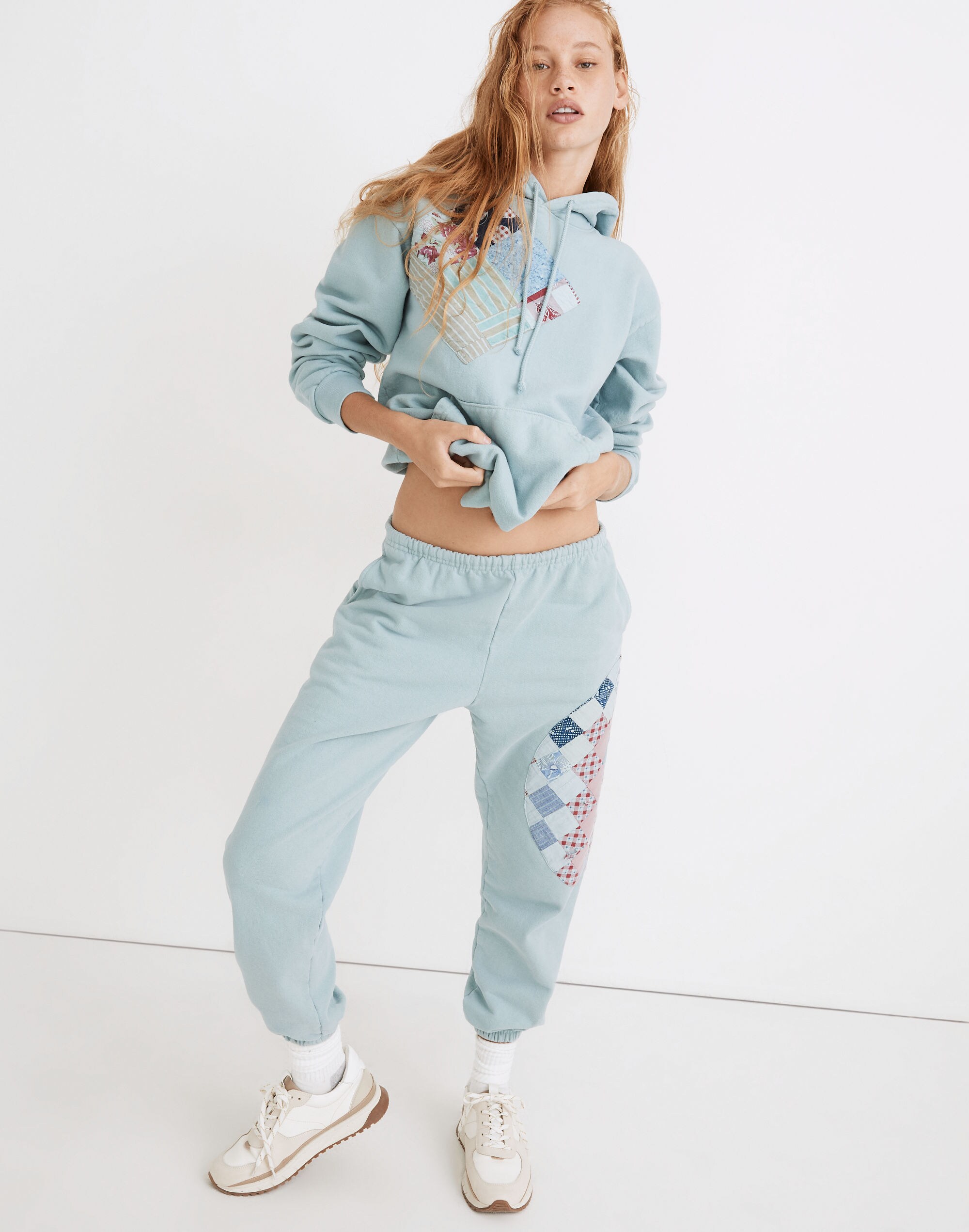 Carleen Overdyed Patchwork Sweatpants