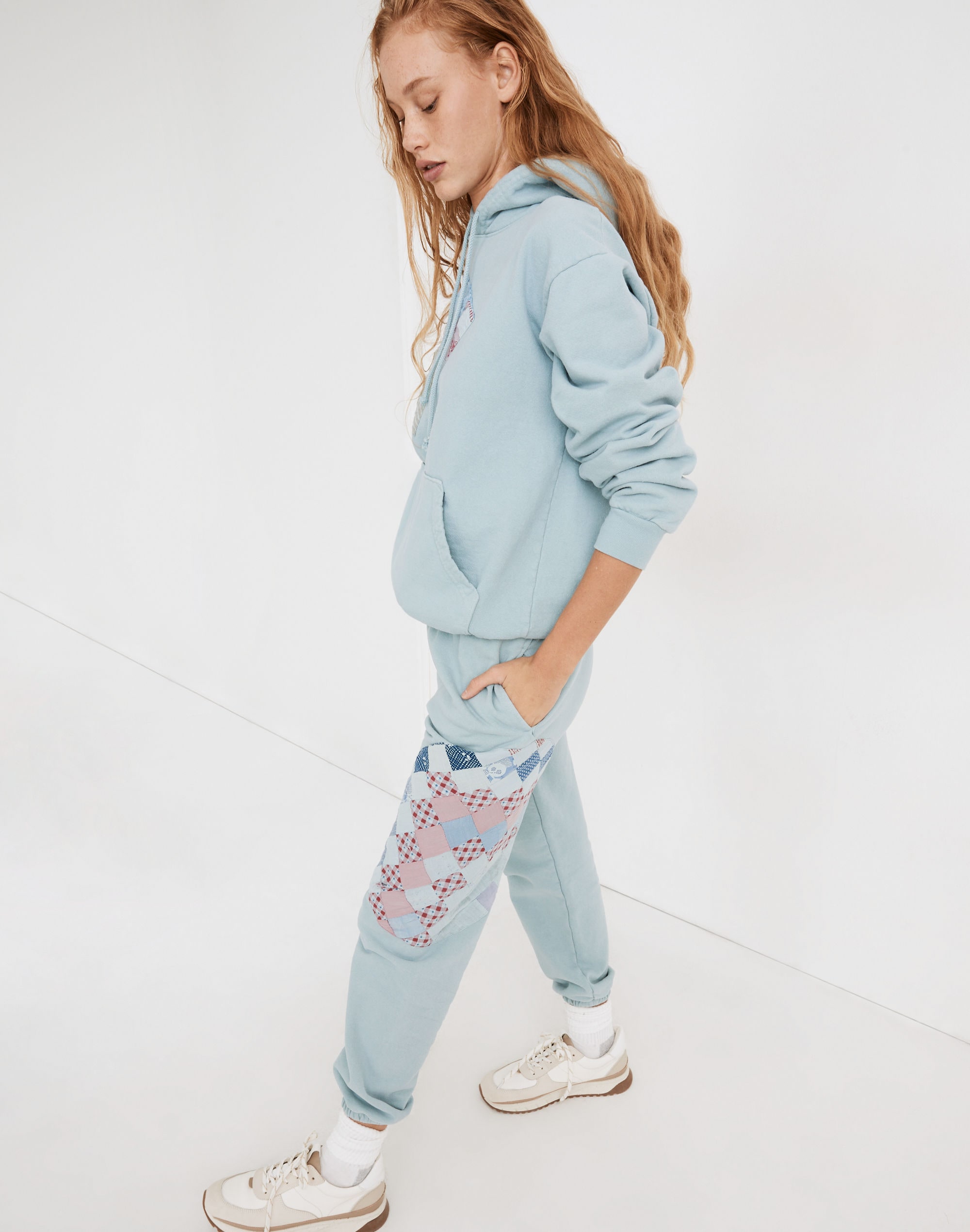 Carleen Overdyed Patchwork Sweatpants