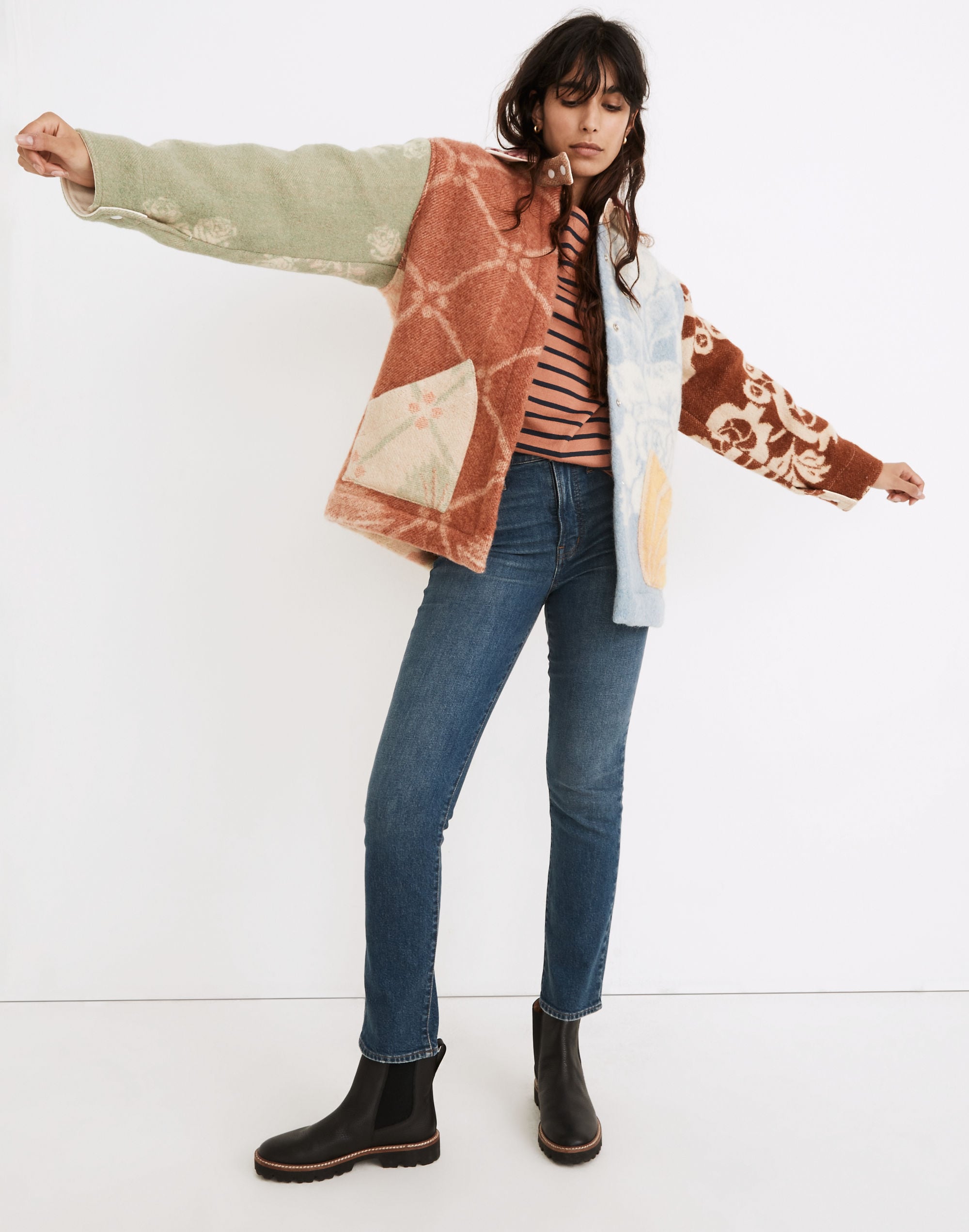 Carleen Upcycled Blanket Ardmore Jacket