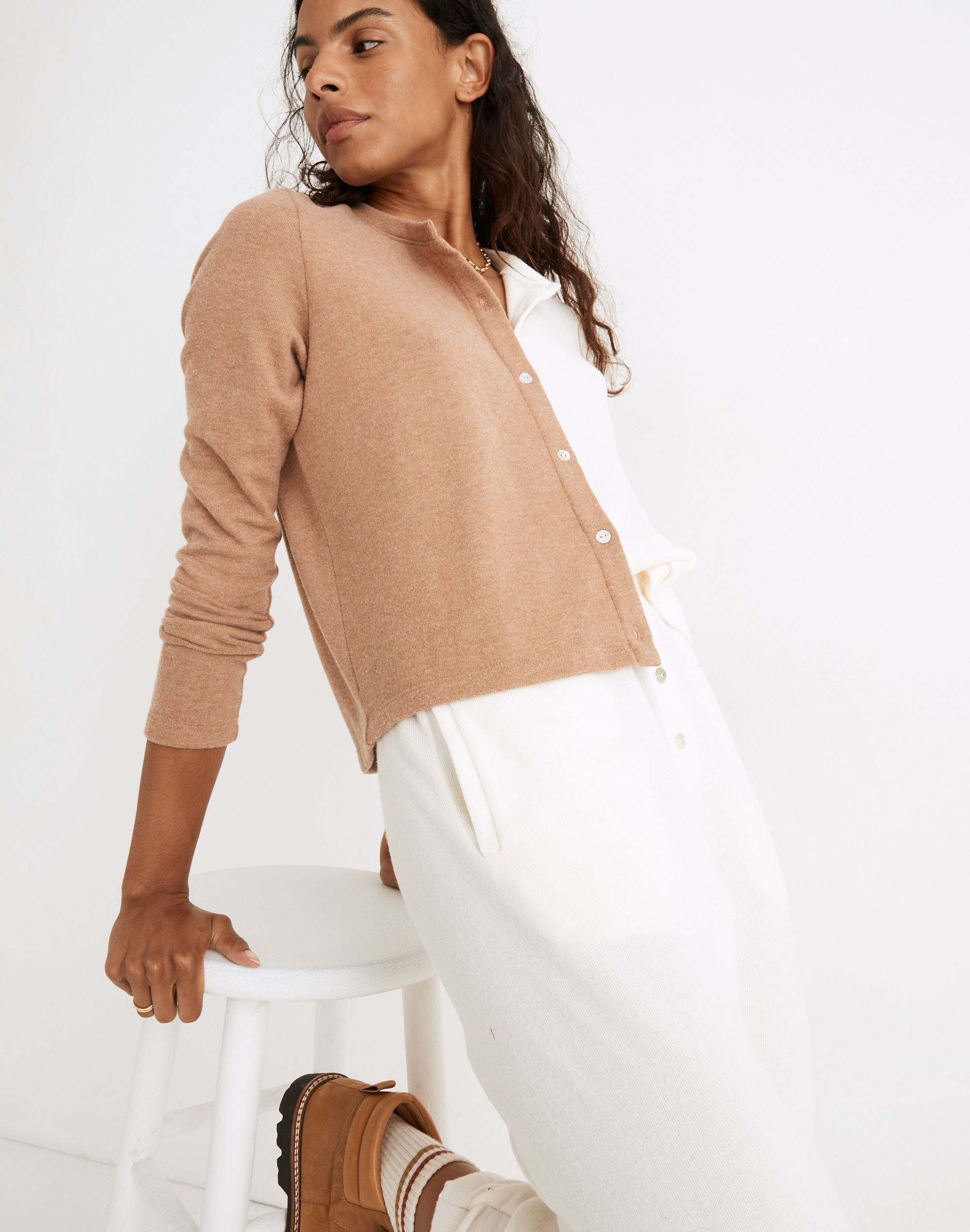 Donni Colorblock Duo Cardigan Sweater