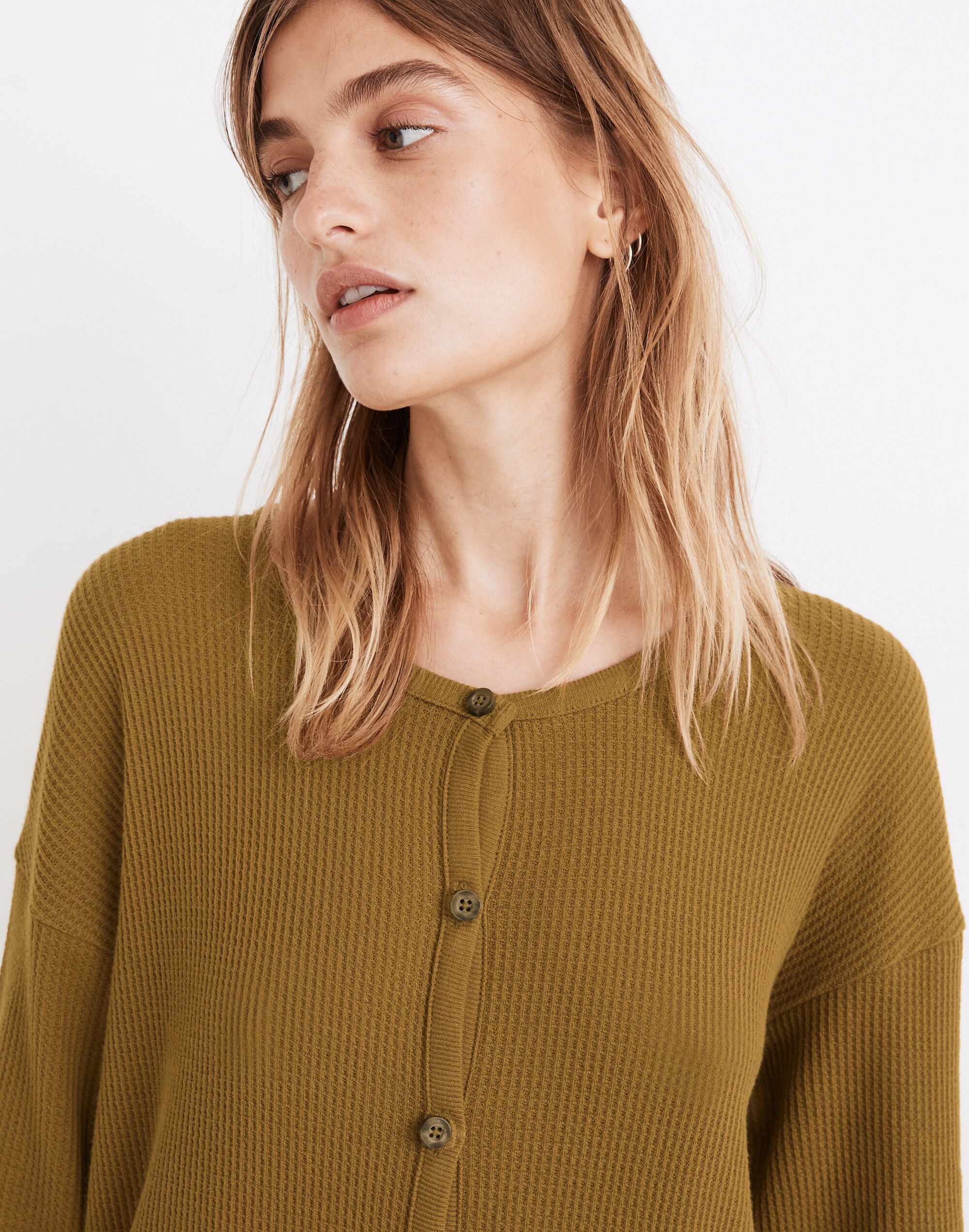 Waffle Knit Union Suit One-Piece Pajamas