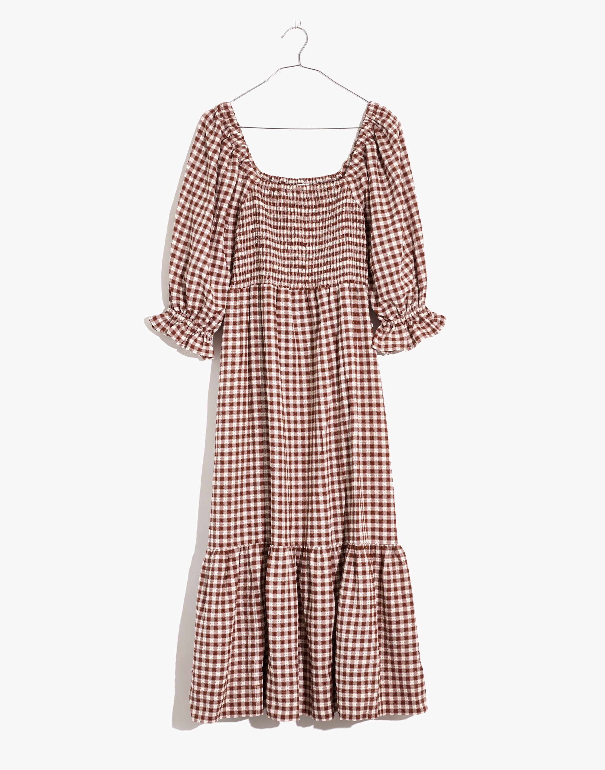 Drawer別注 Scye CHECKED DRESS Organic Seersucker Sheath Dress – Hope & Henry