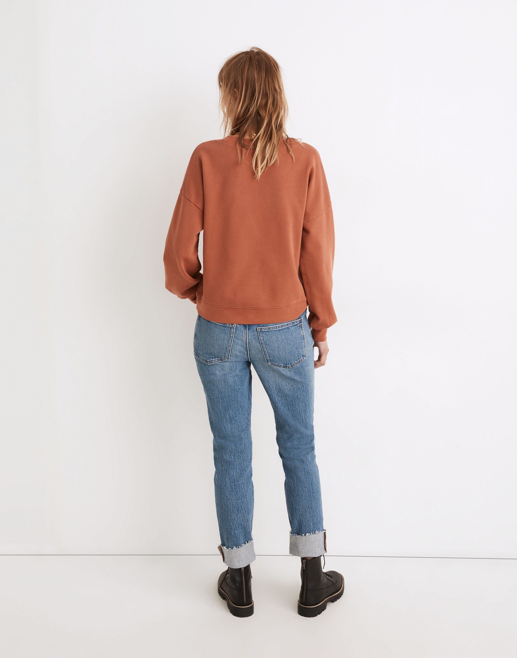 (Re)sourced Cotton V-Neck Sweatshirt