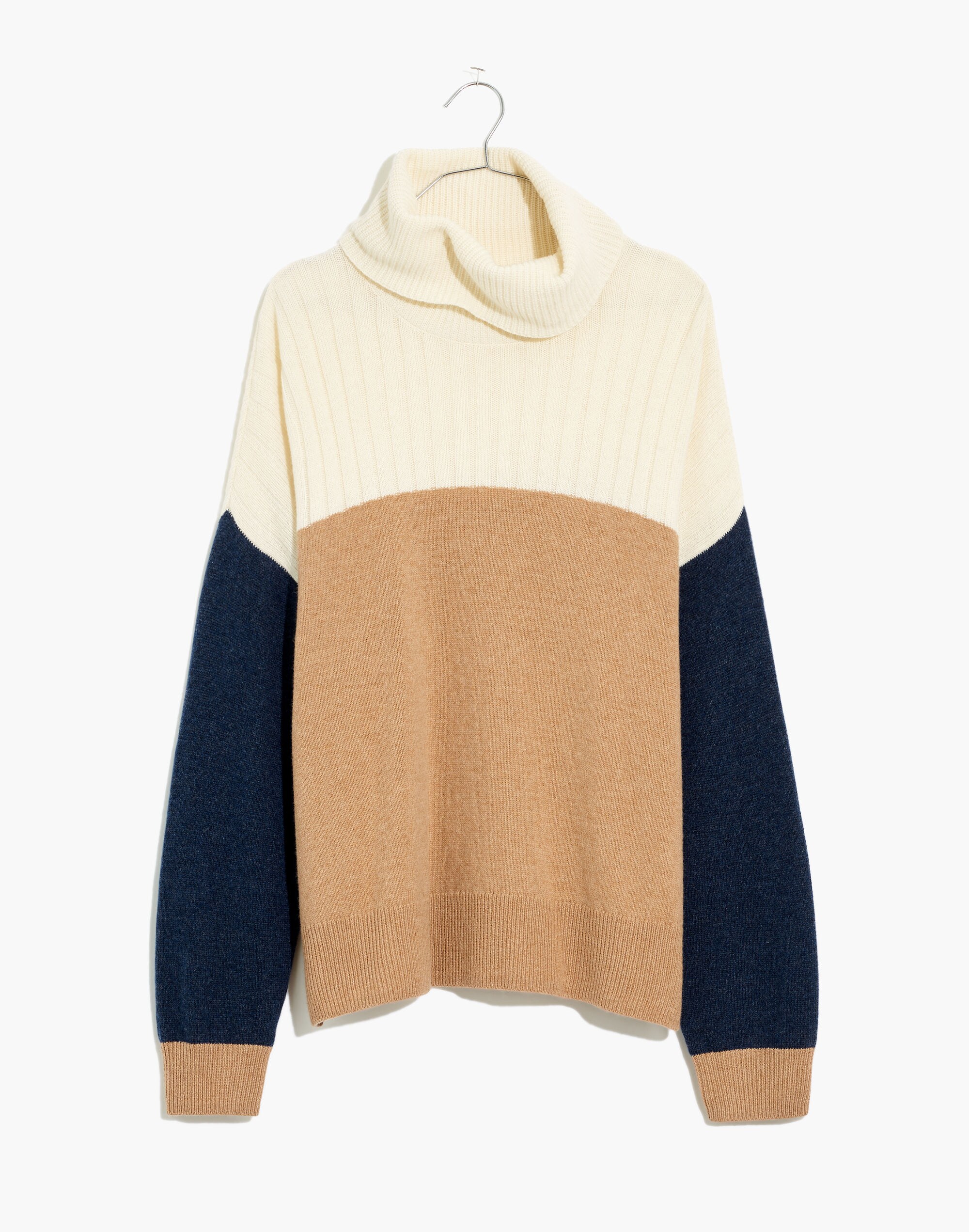 Hickory Turtleneck Sweater in Colorblock