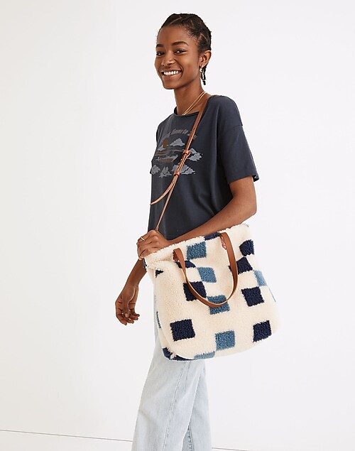 The Medium Transport Tote: (Re)sourced Sherpa Edition