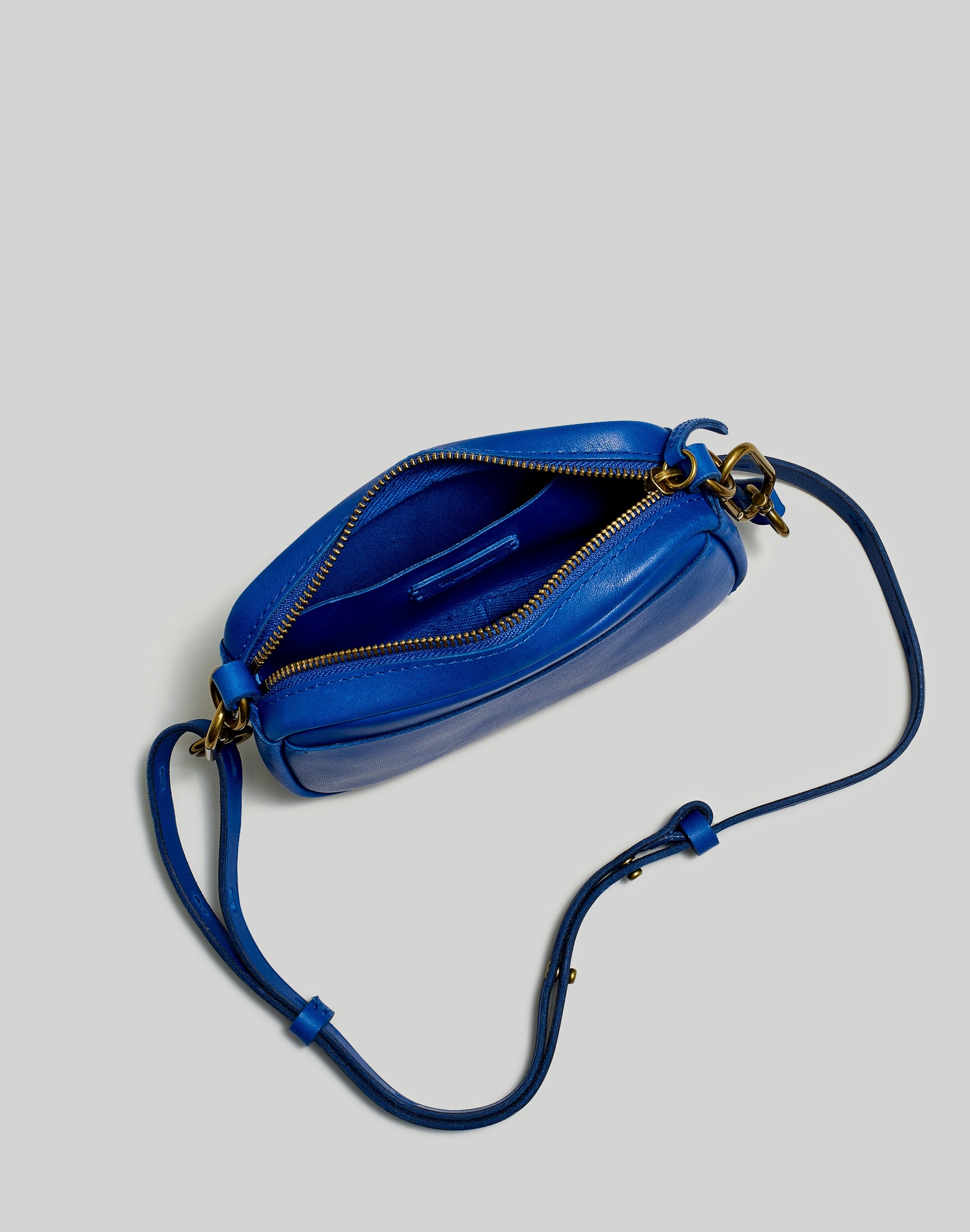 The Leather Carabiner Mini Crossbody Bag