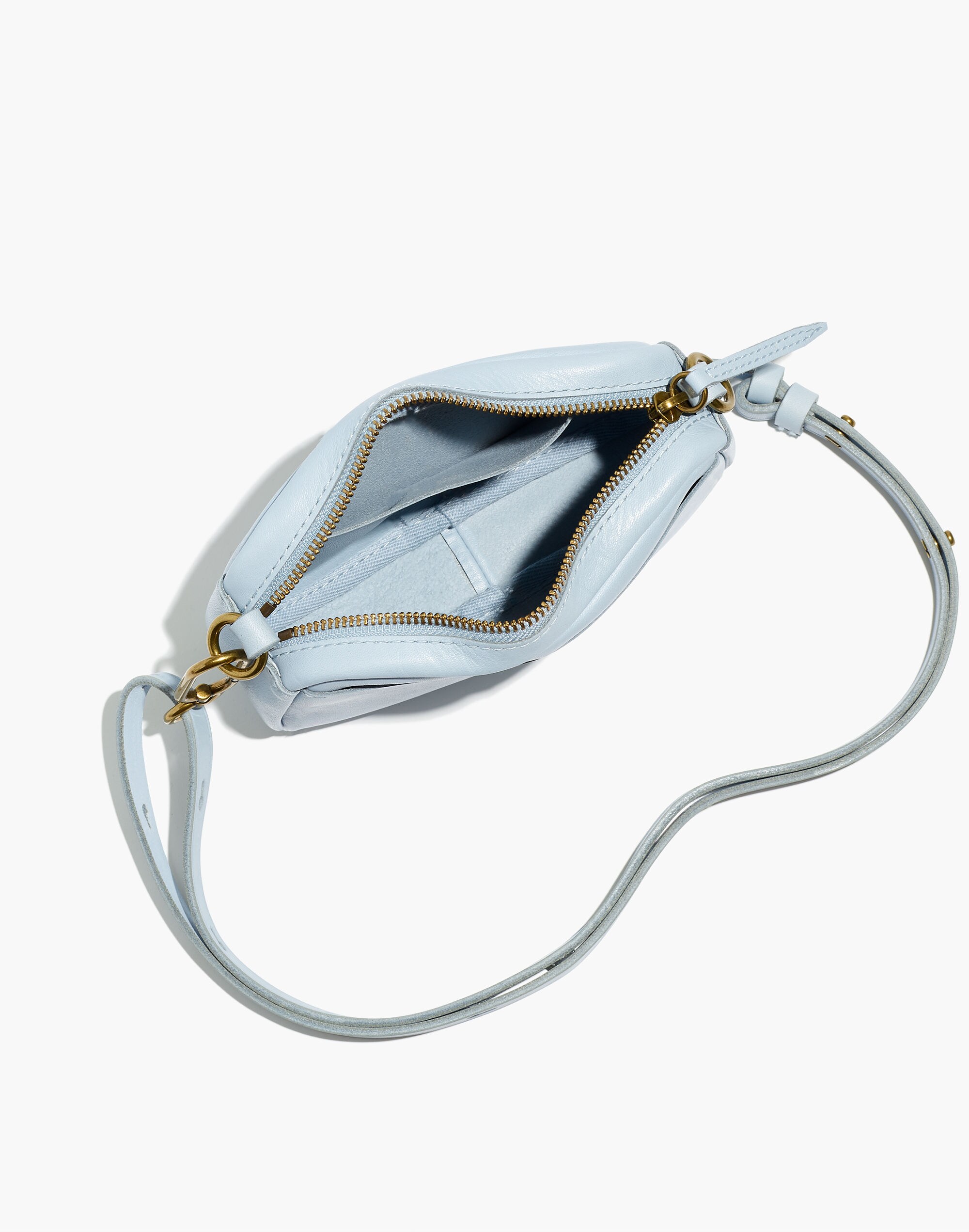 The Leather Carabiner Mini Crossbody Bag