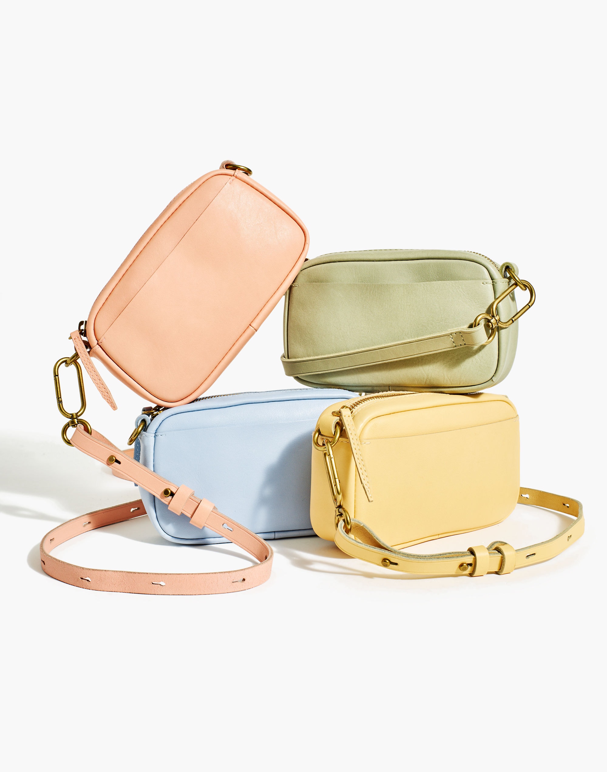 The Leather Carabiner Mini Crossbody Bag