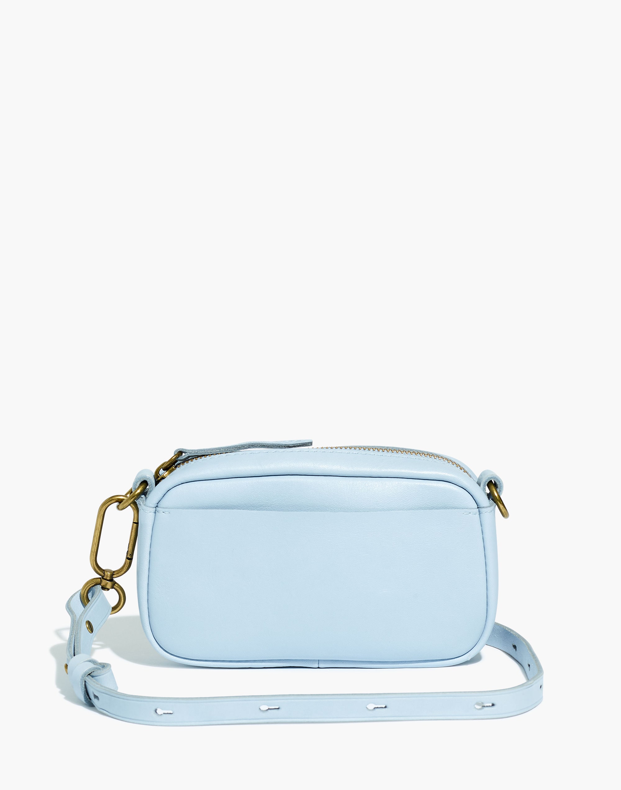 The Leather Carabiner Mini Crossbody Bag