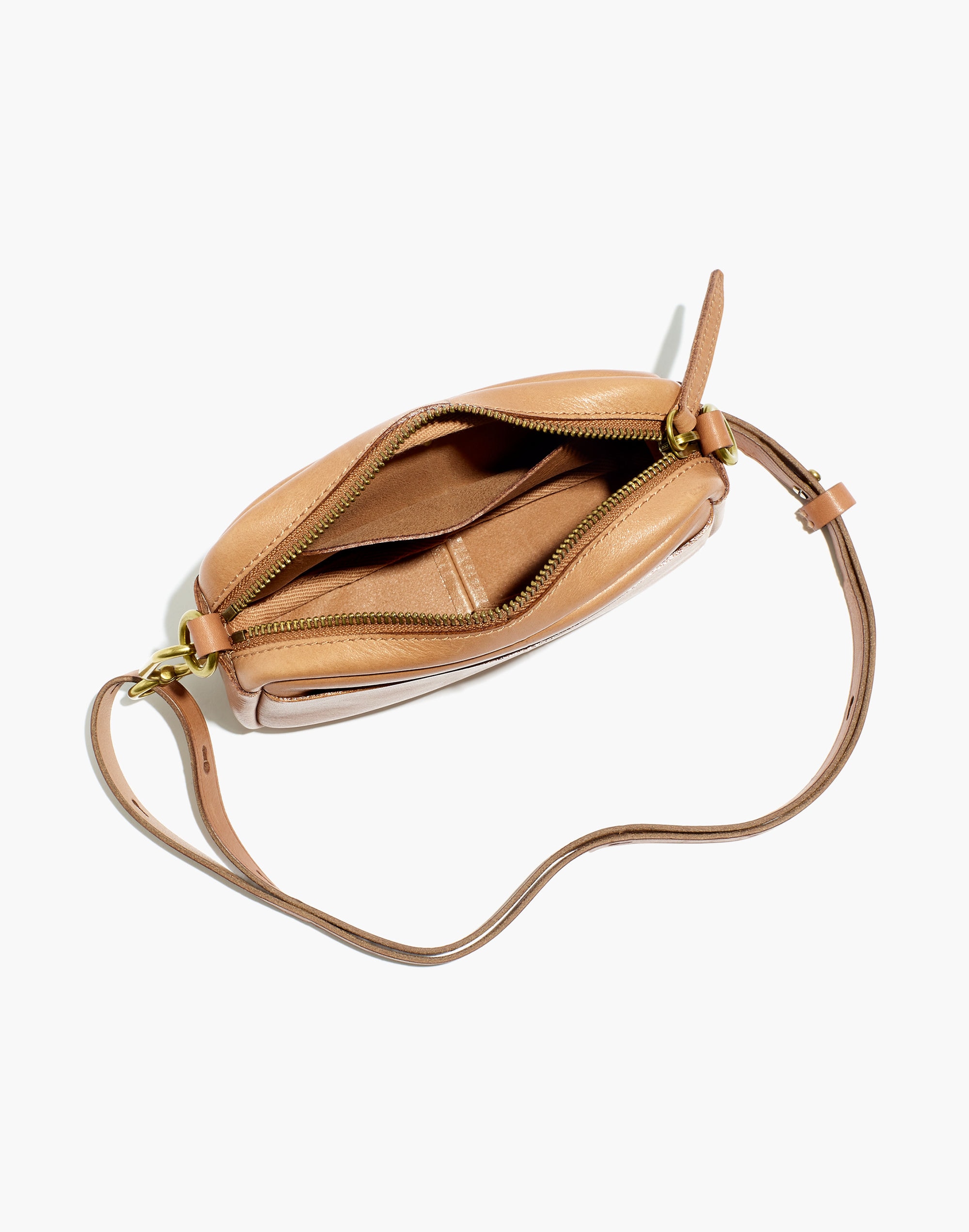 The Leather Carabiner Mini Crossbody Bag