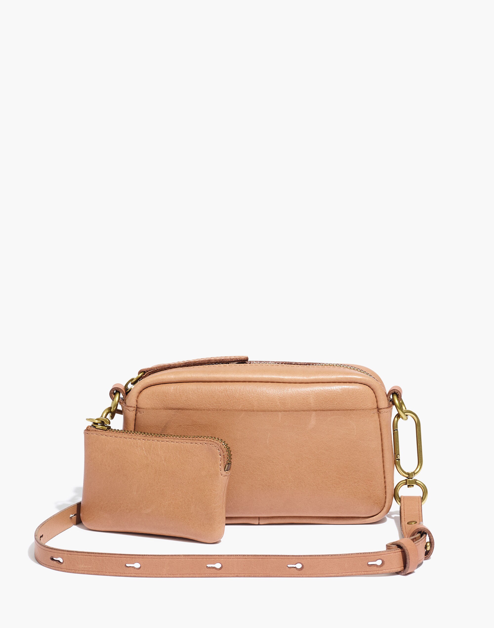 The Leather Carabiner Mini Crossbody Bag