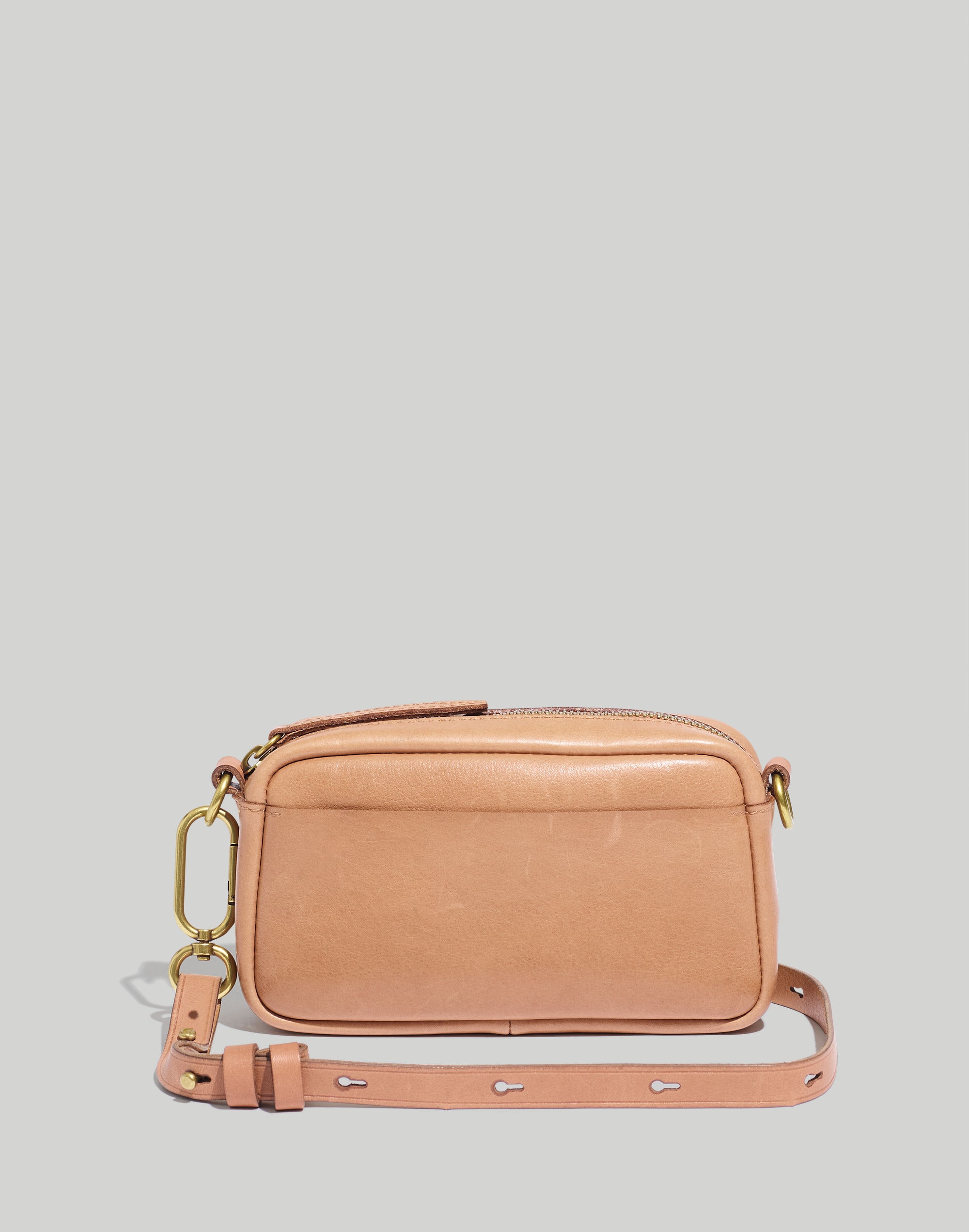 The Leather Carabiner Mini Crossbody Bag