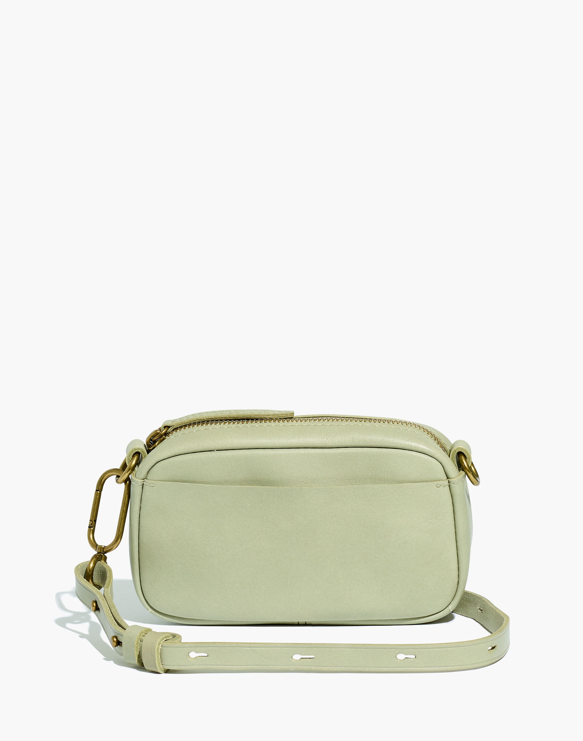 The Leather Carabiner Mini Crossbody Bag