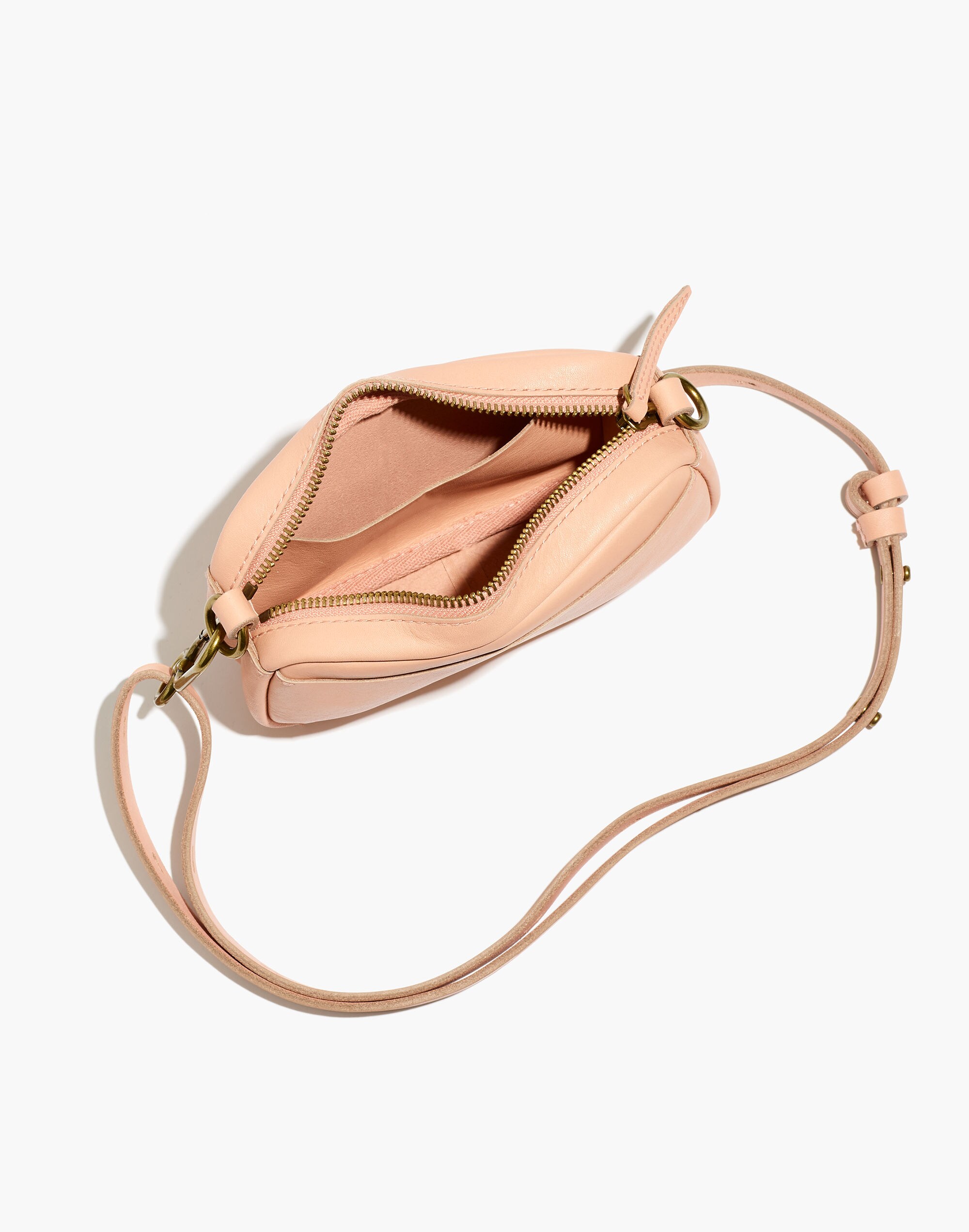 The Leather Carabiner Mini Crossbody Bag