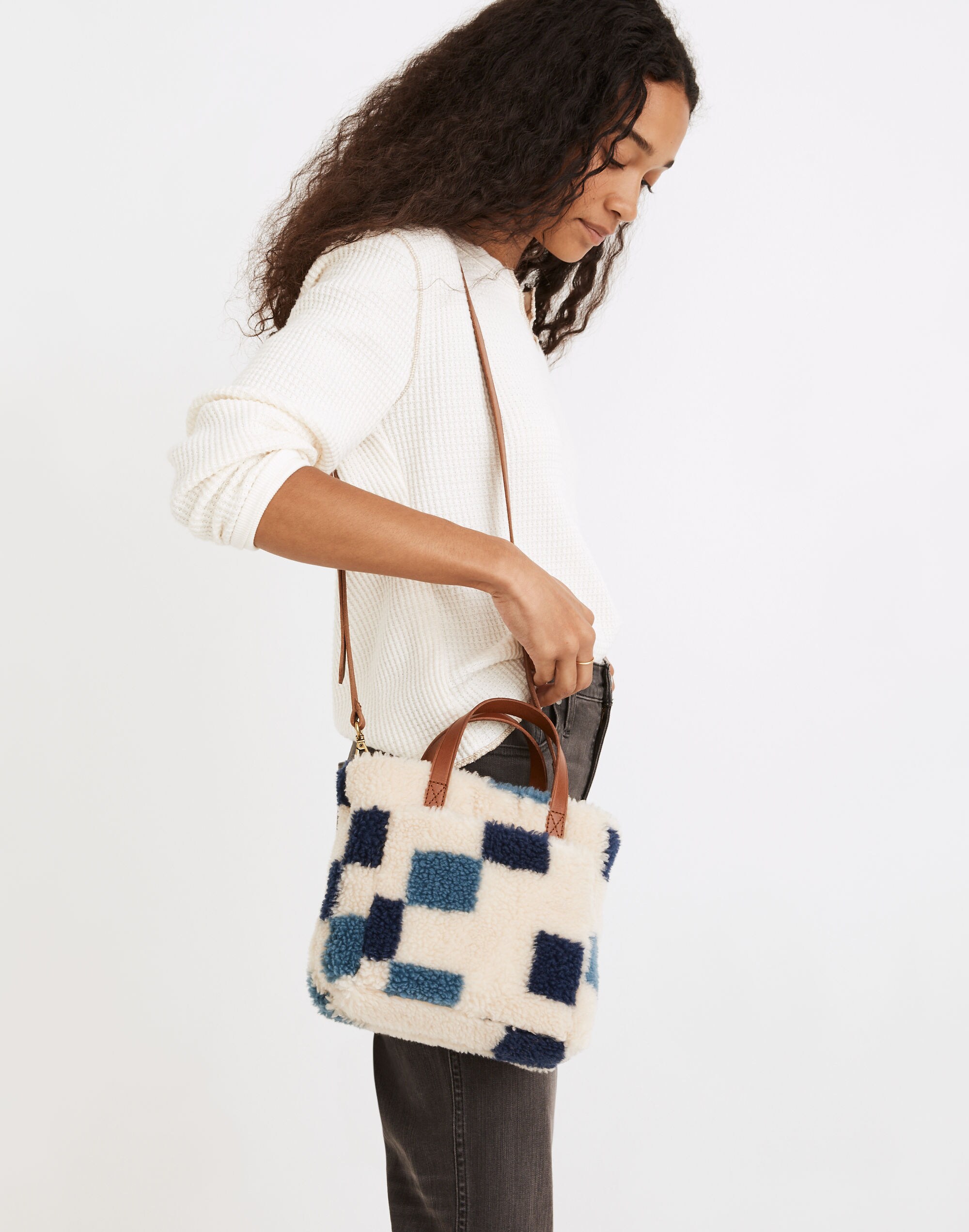 The Small Transport Crossbody: (Re)sourced Sherpa Edition