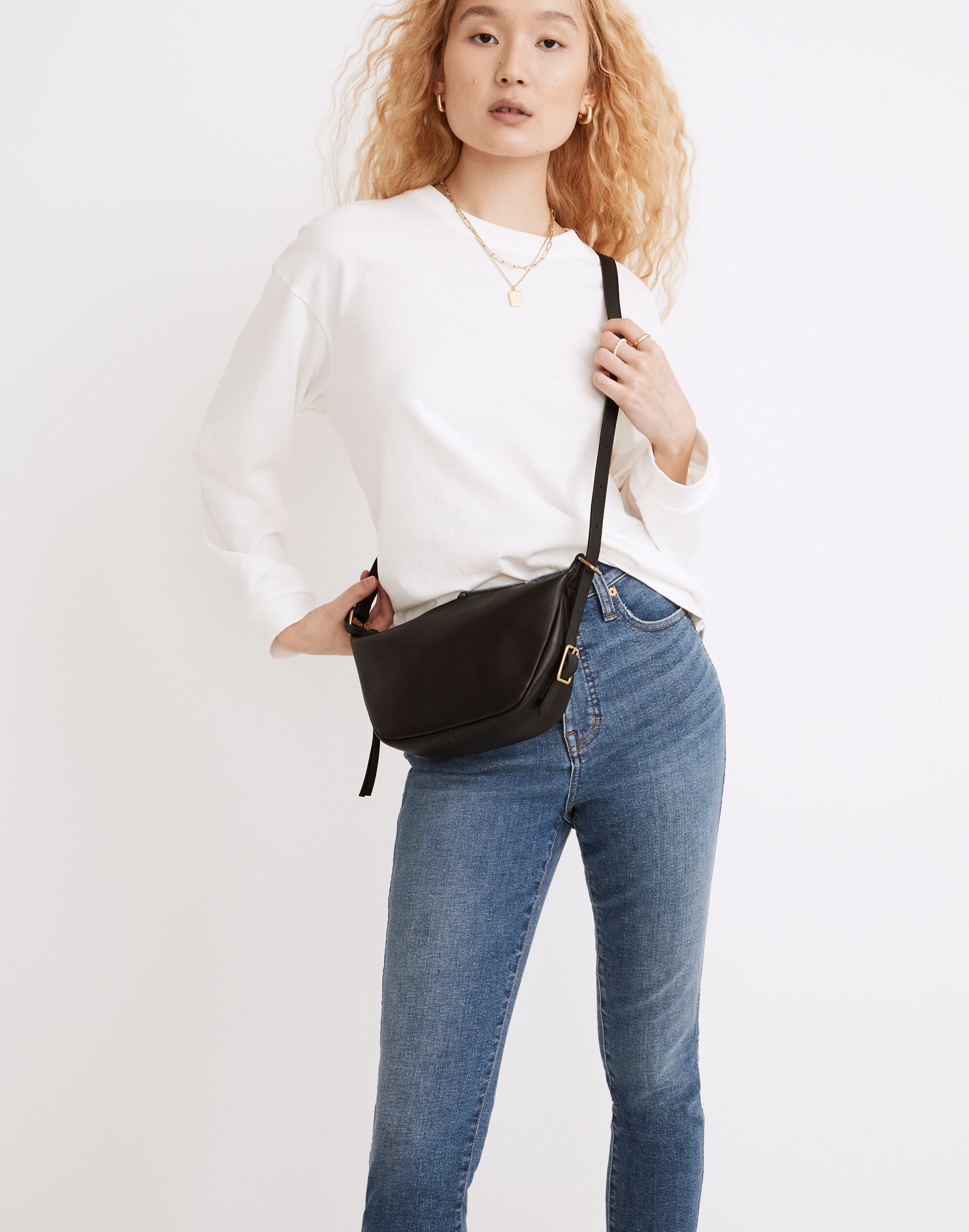 The Leather Mini Sling Bag