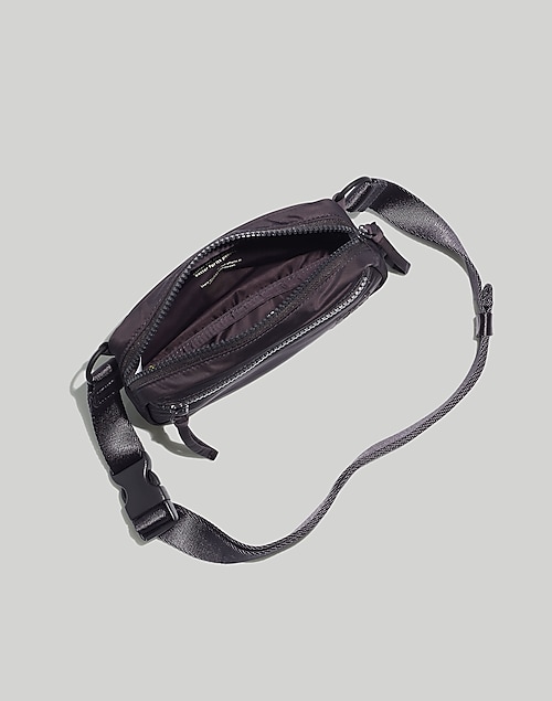 Portland Leather Basic Belt Bag, Black