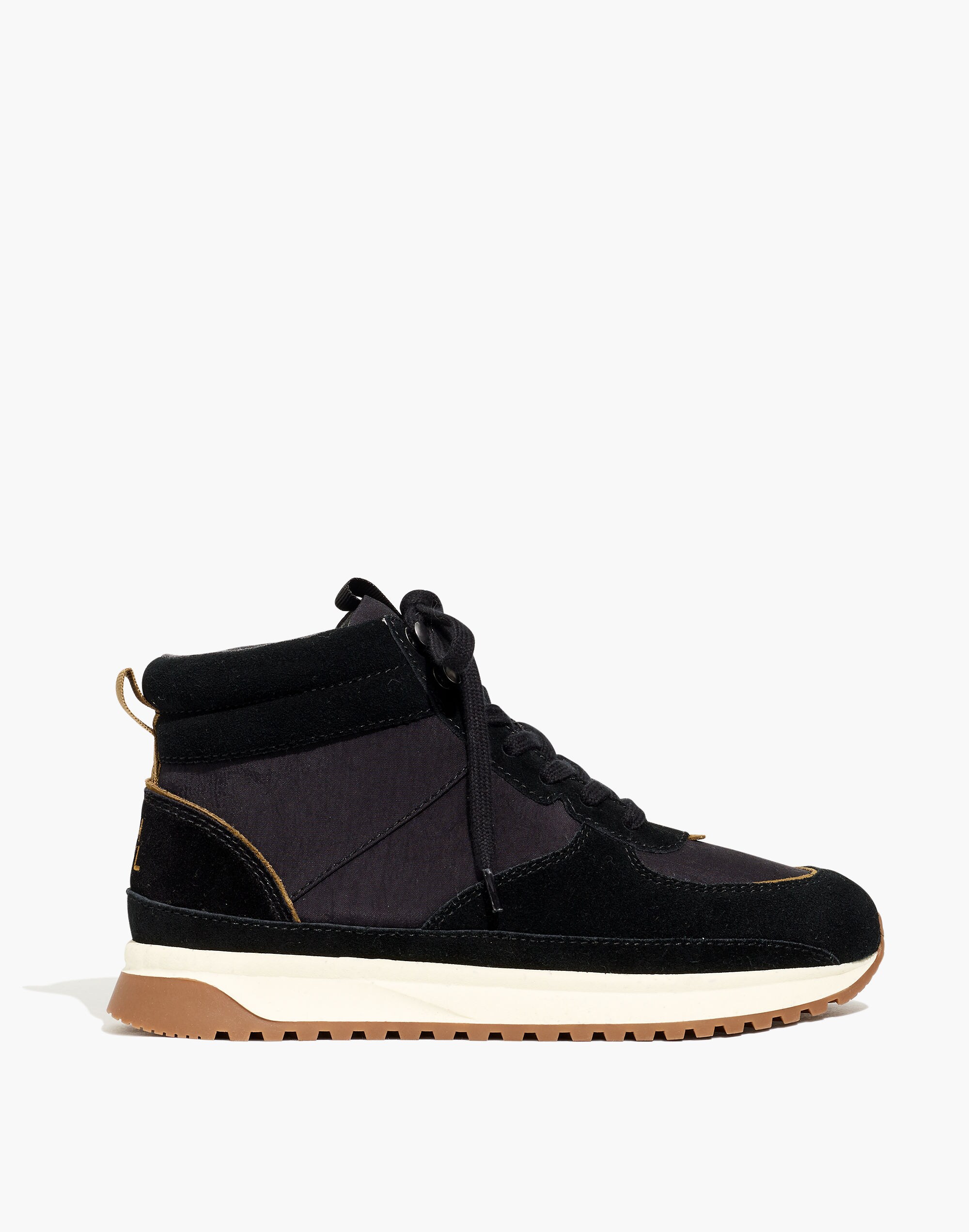 The Sneaker Boot in Nylon and Suede
