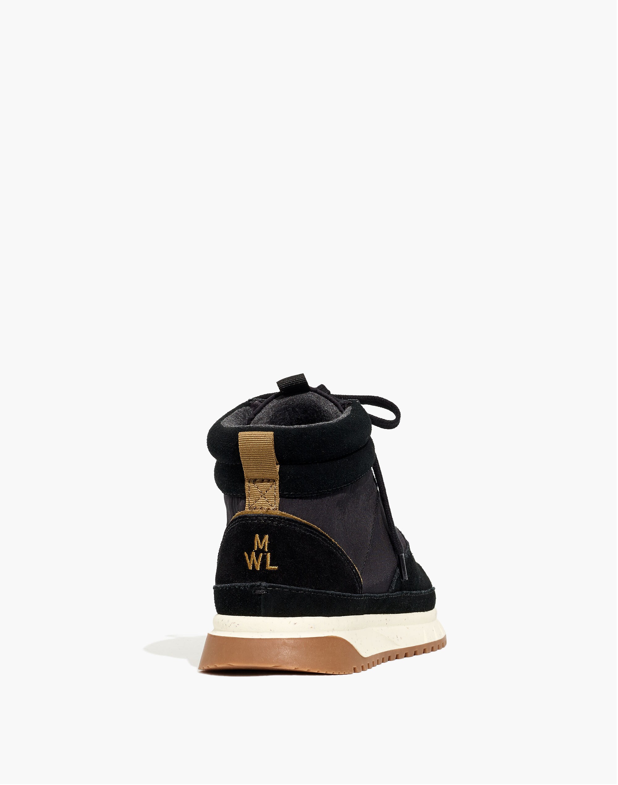 The Sneaker Boot in Nylon and Suede