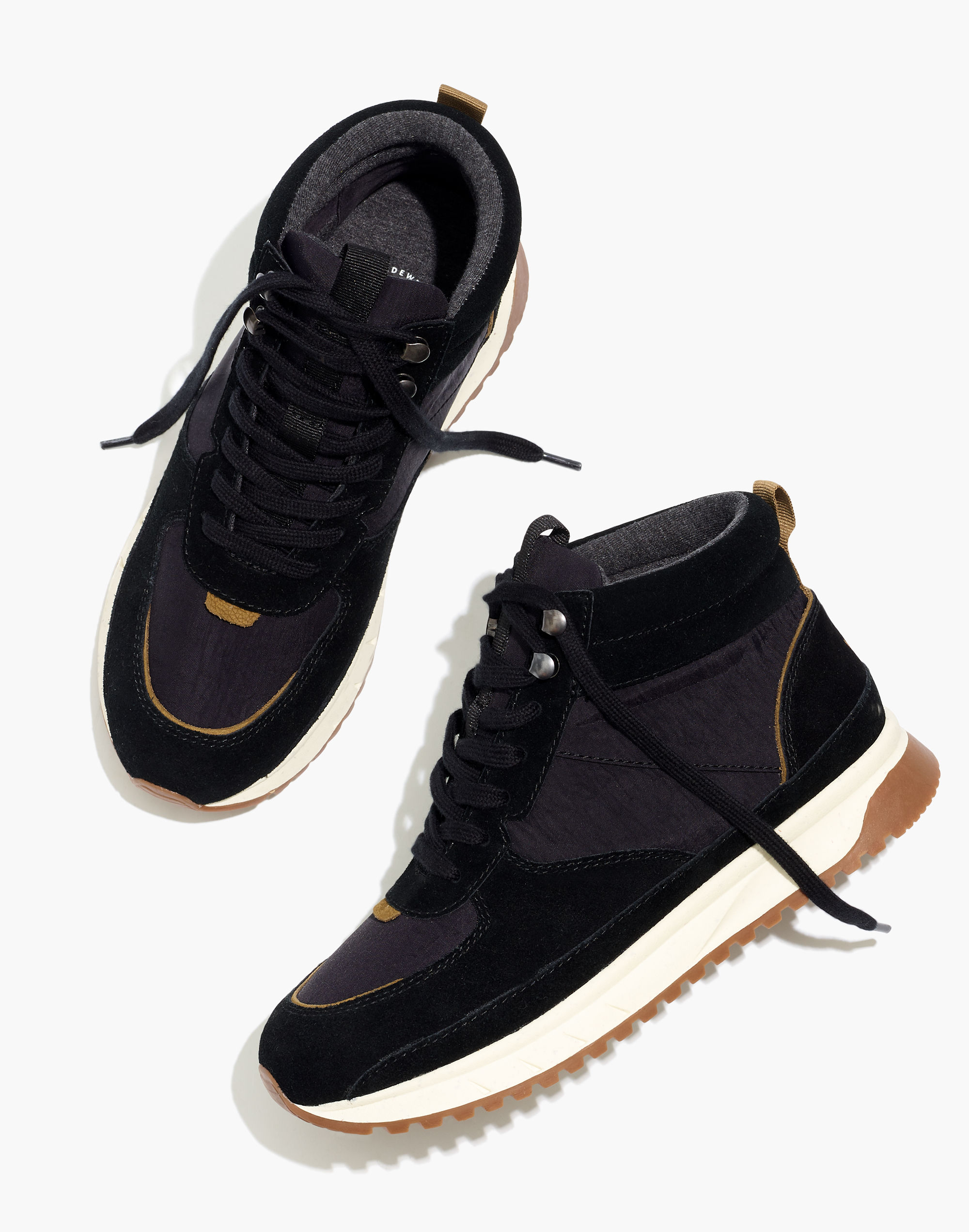 The Sneaker Boot in Nylon and Suede