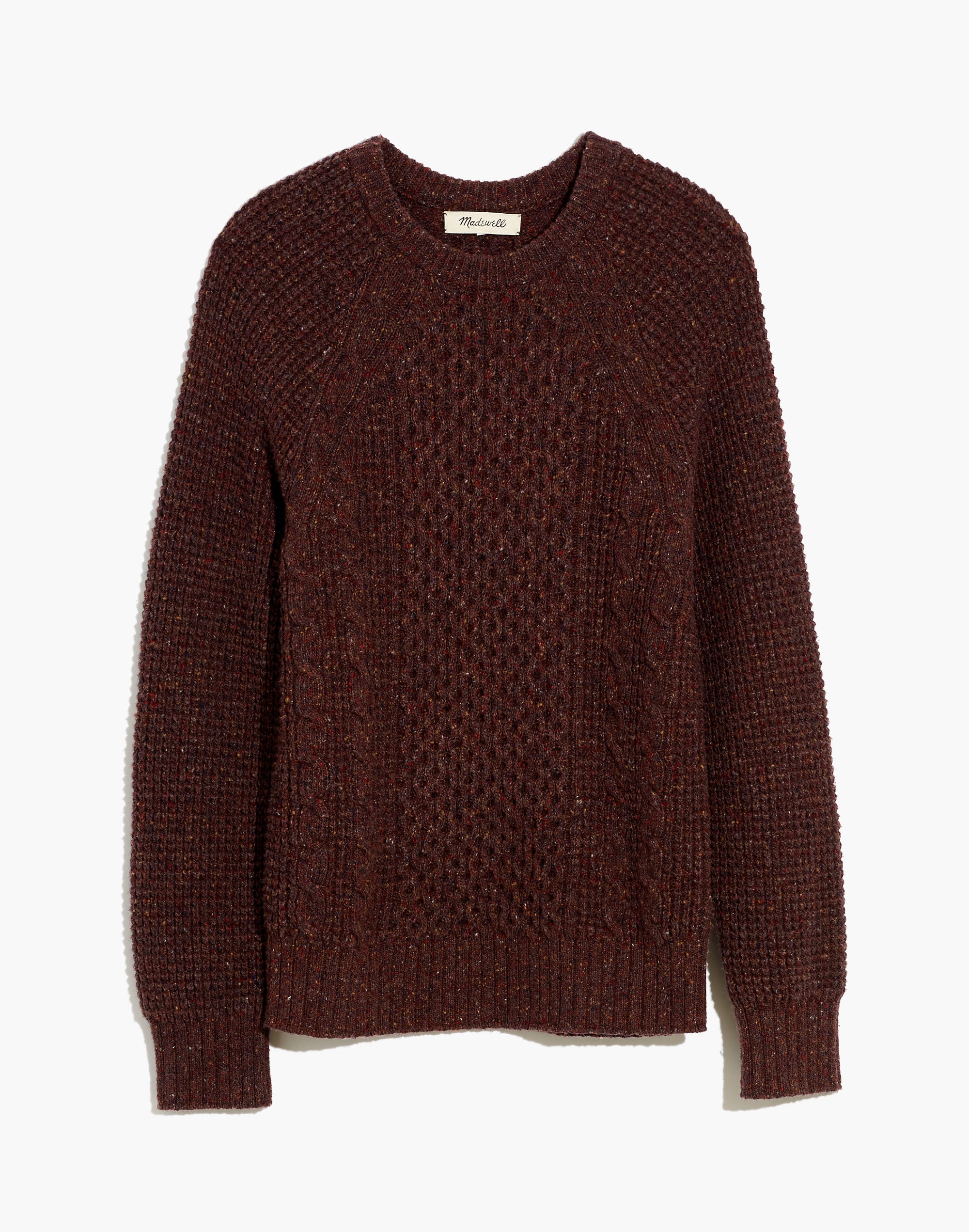 Donegal Cableknit Fisherman Sweater