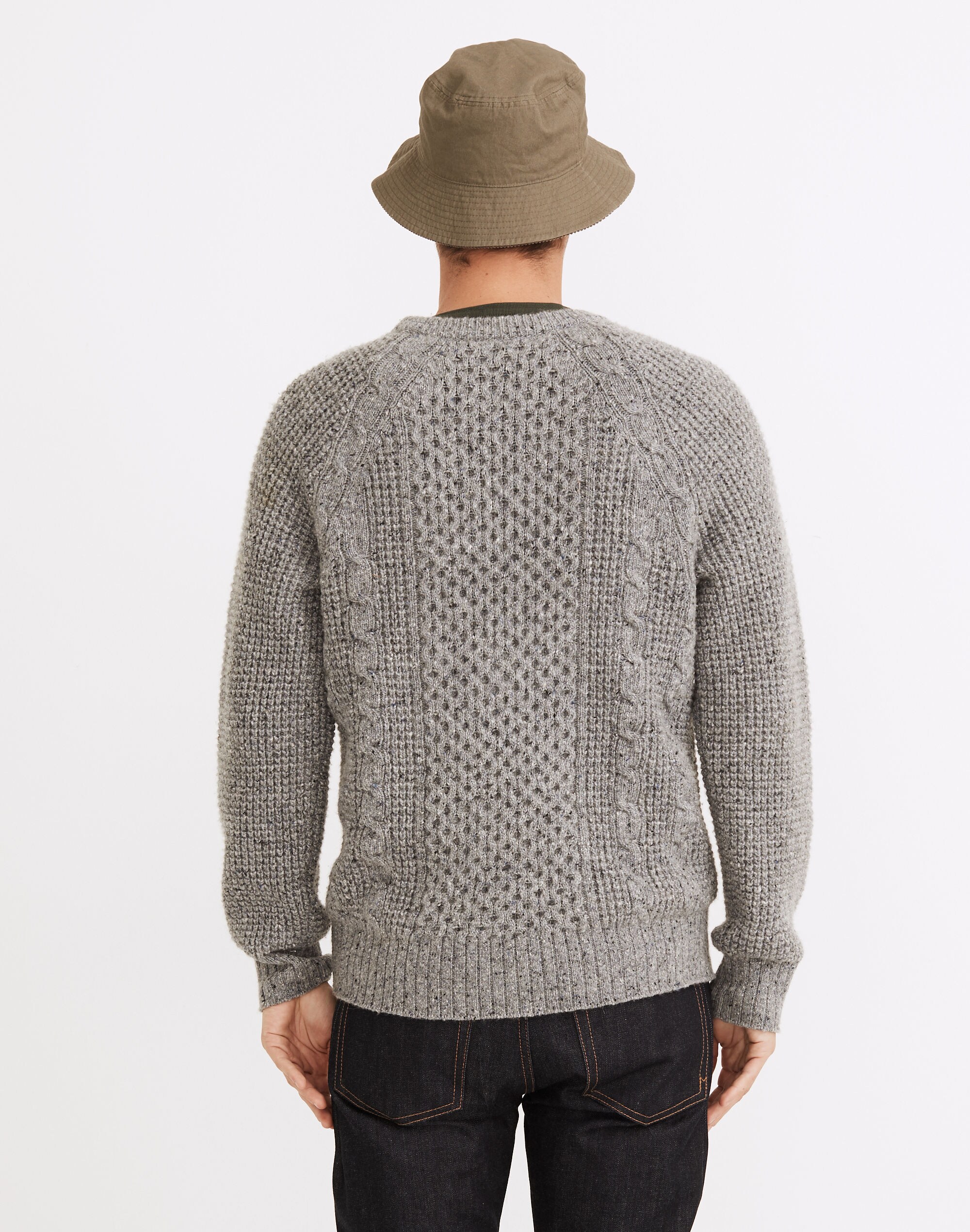 Donegal Cableknit Fisherman Sweater