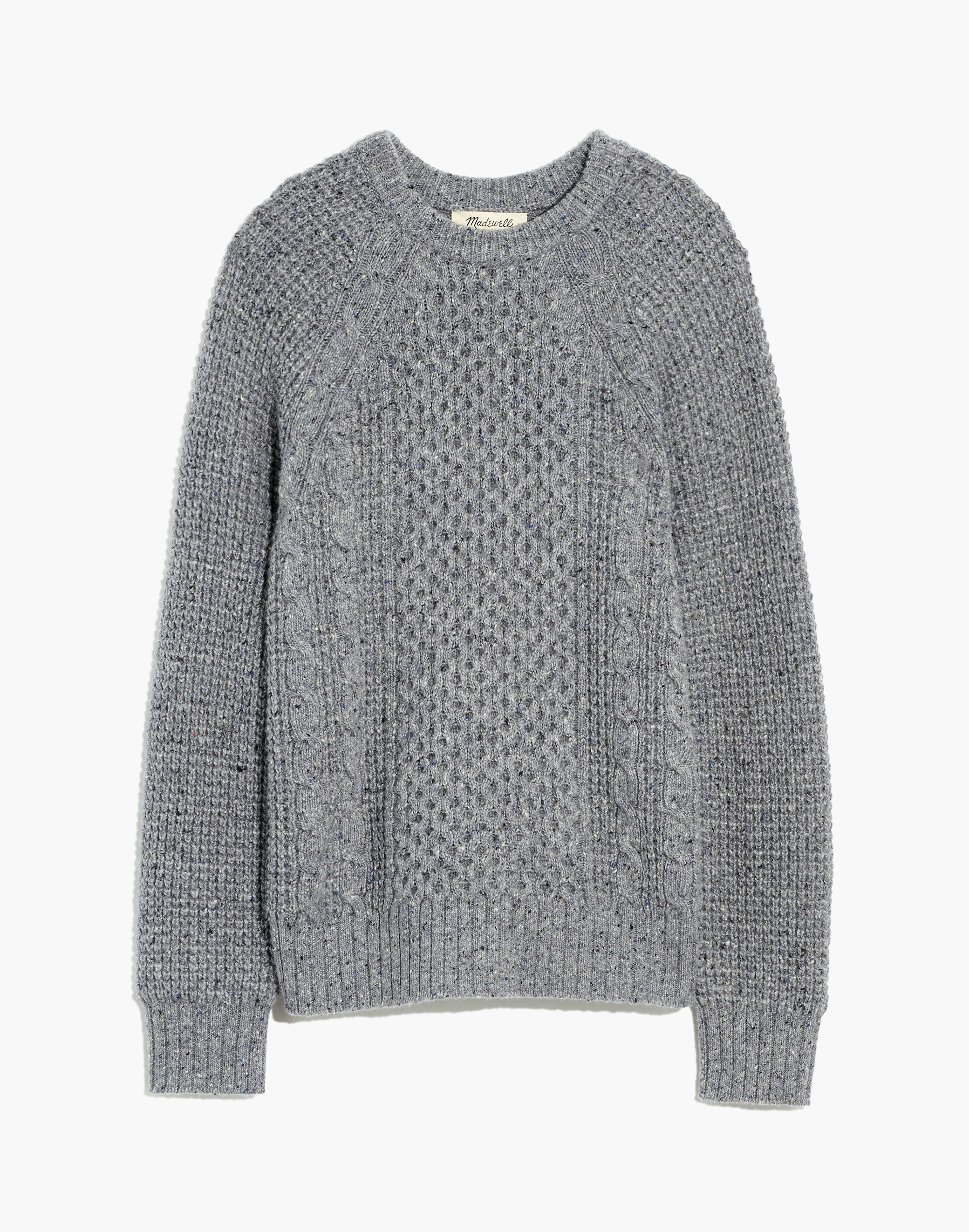 Donegal Cableknit Fisherman Sweater