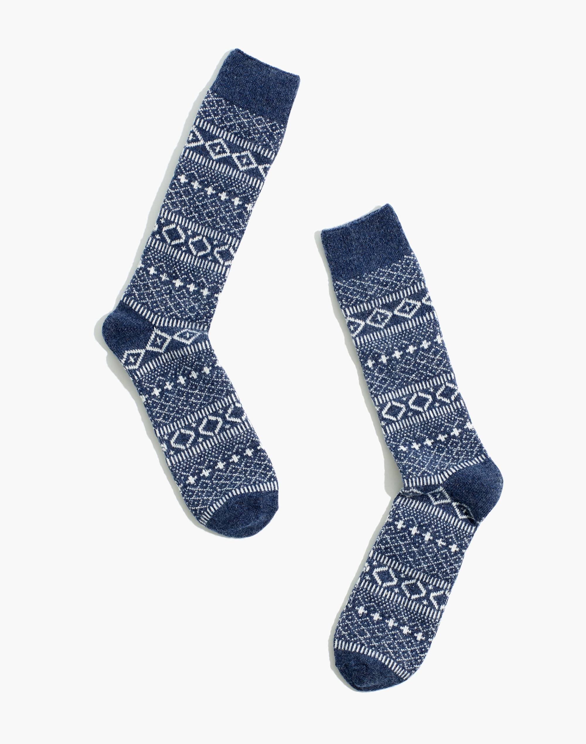 Fair Isle Crew Socks
