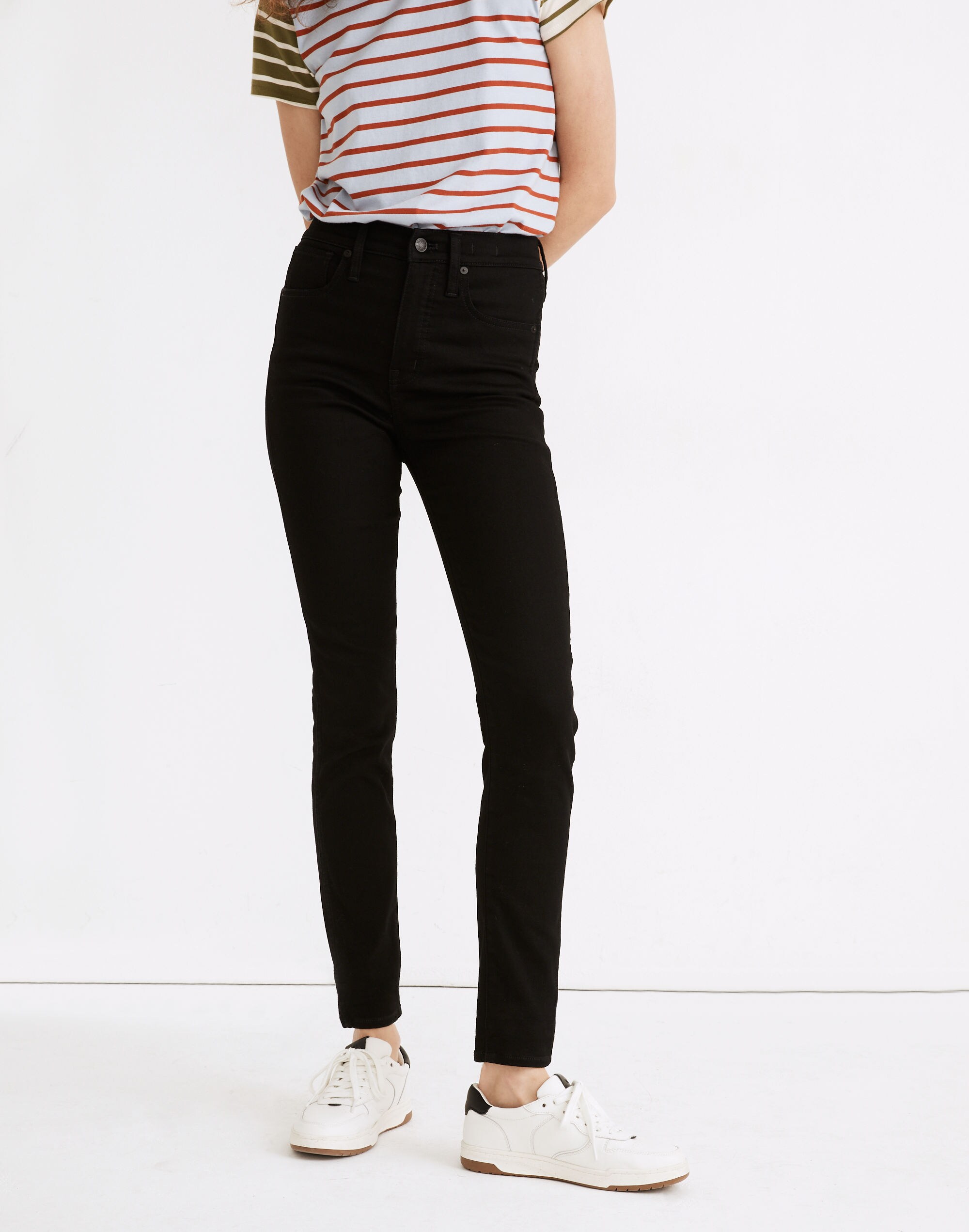 Tall 10" High-Rise Skinny Jeans in Black Frost: Instacozy Edition