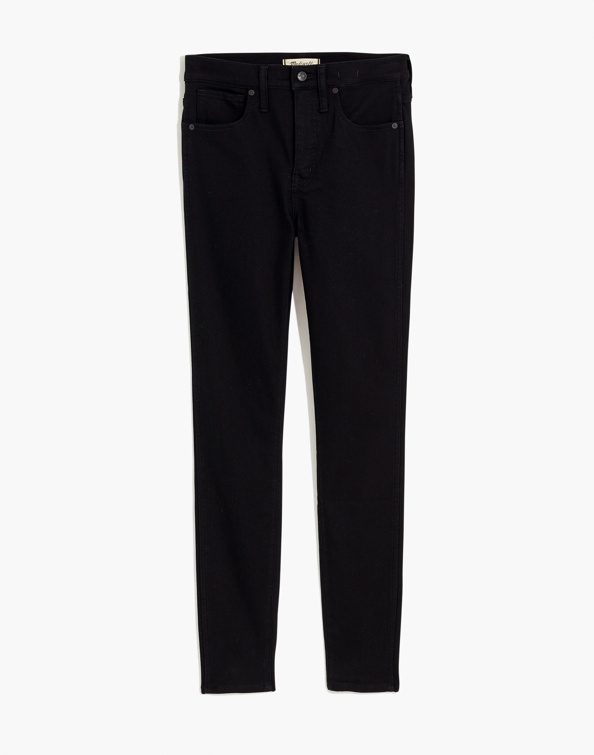 10" High-Rise Skinny Jeans in Black Frost: Instacozy Edition