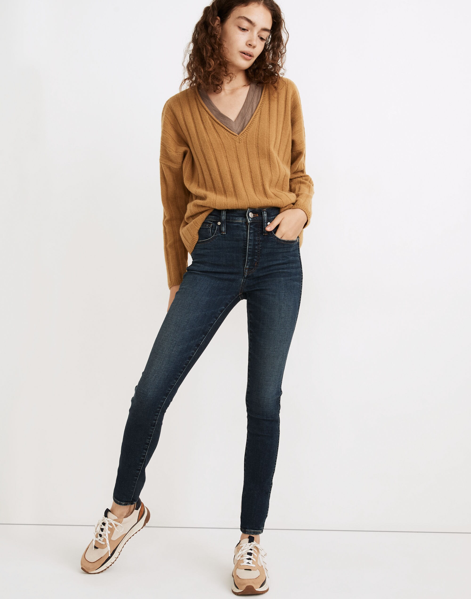 Petite 10" High-Rise Skinny Jeans in Marengo Wash: Instacozy Edition