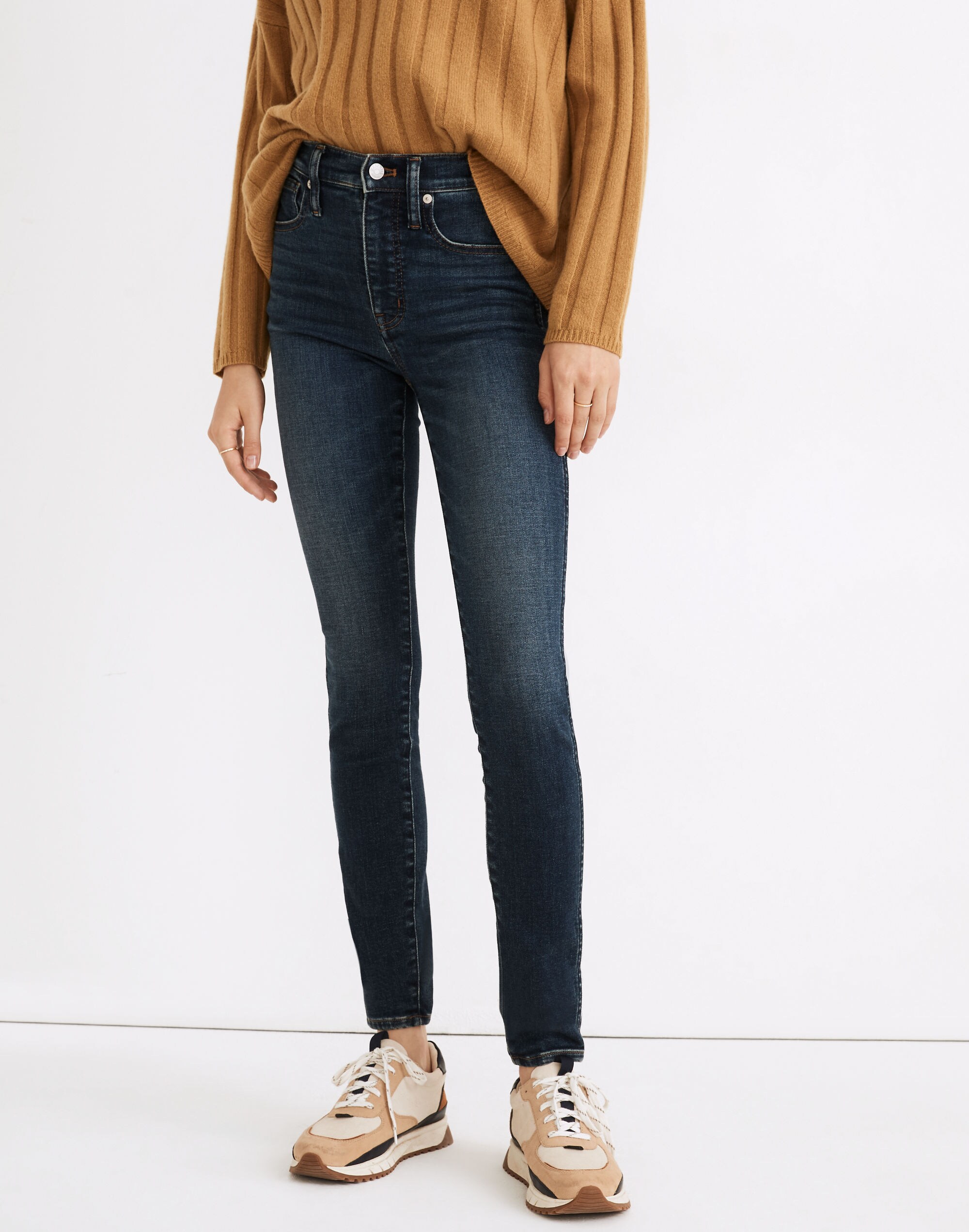 Petite 10" High-Rise Skinny Jeans in Marengo Wash: Instacozy Edition