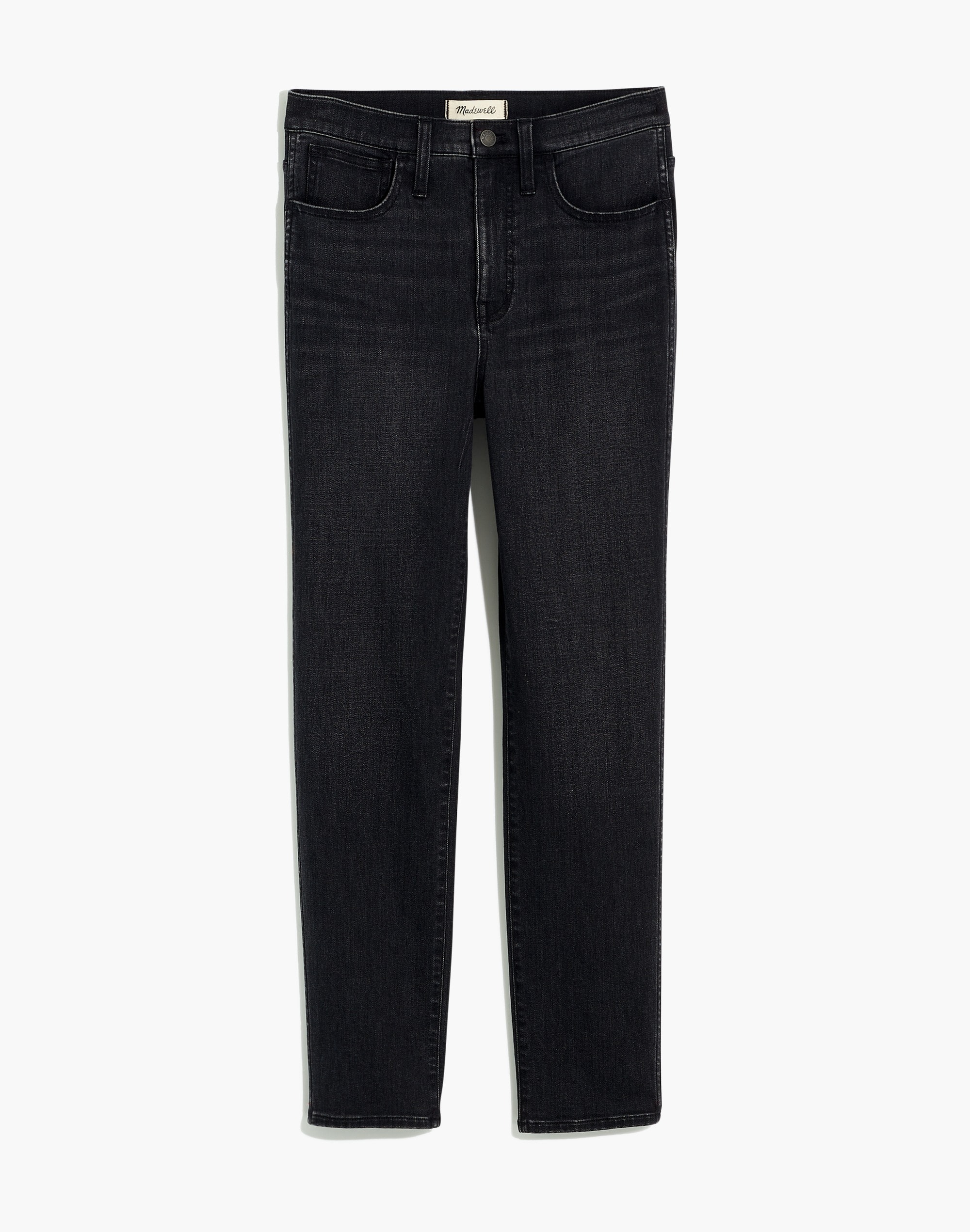 High-Rise Slim Straight Jeans in Kandell Wash